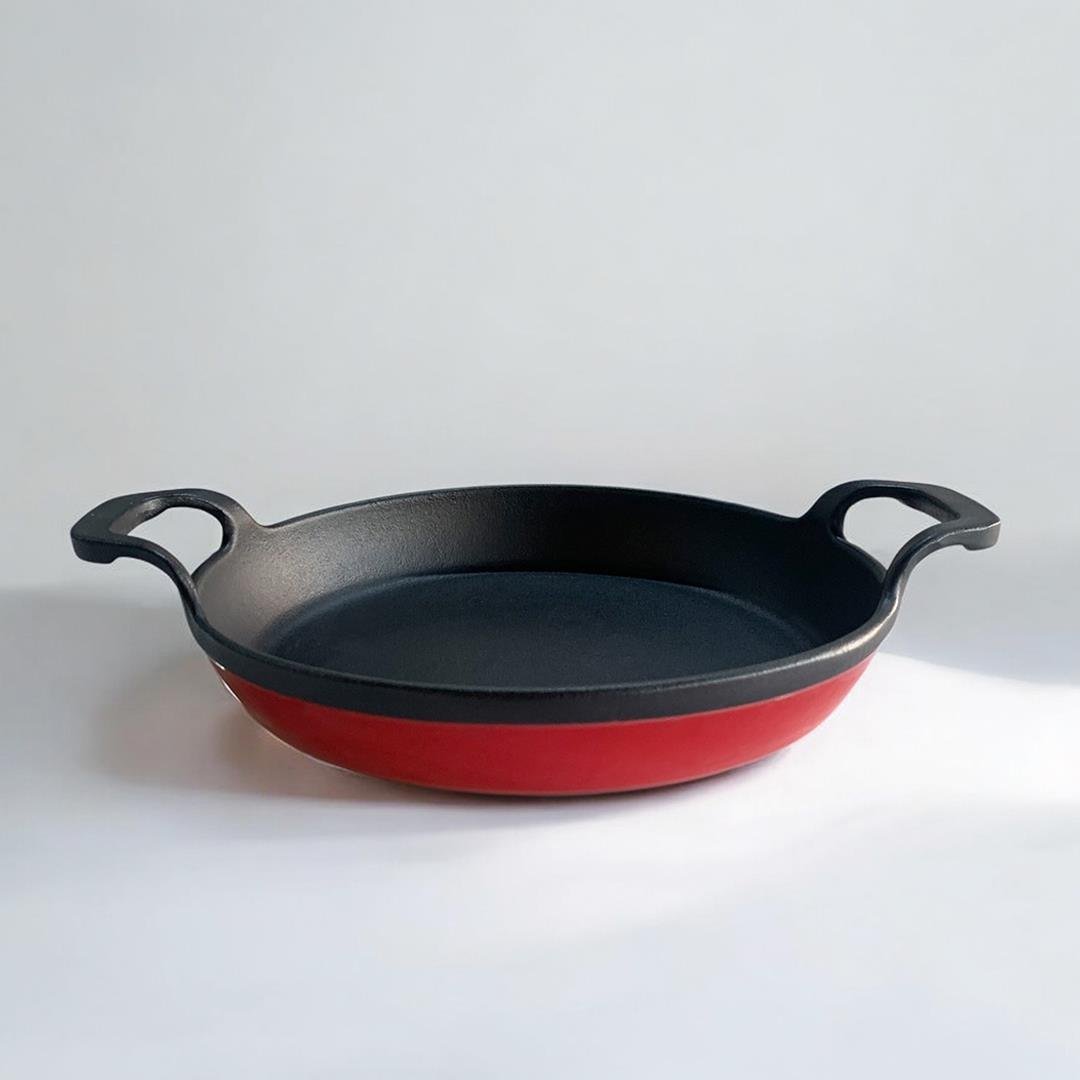 Tekli Tencere & TavaOlika Iron Sahan 22 cm - Kırmızı