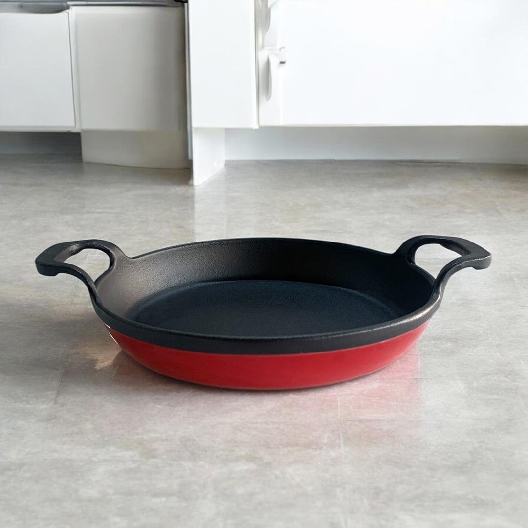 Tekli Tencere & TavaOlika Iron Sahan 22 cm - Kırmızı