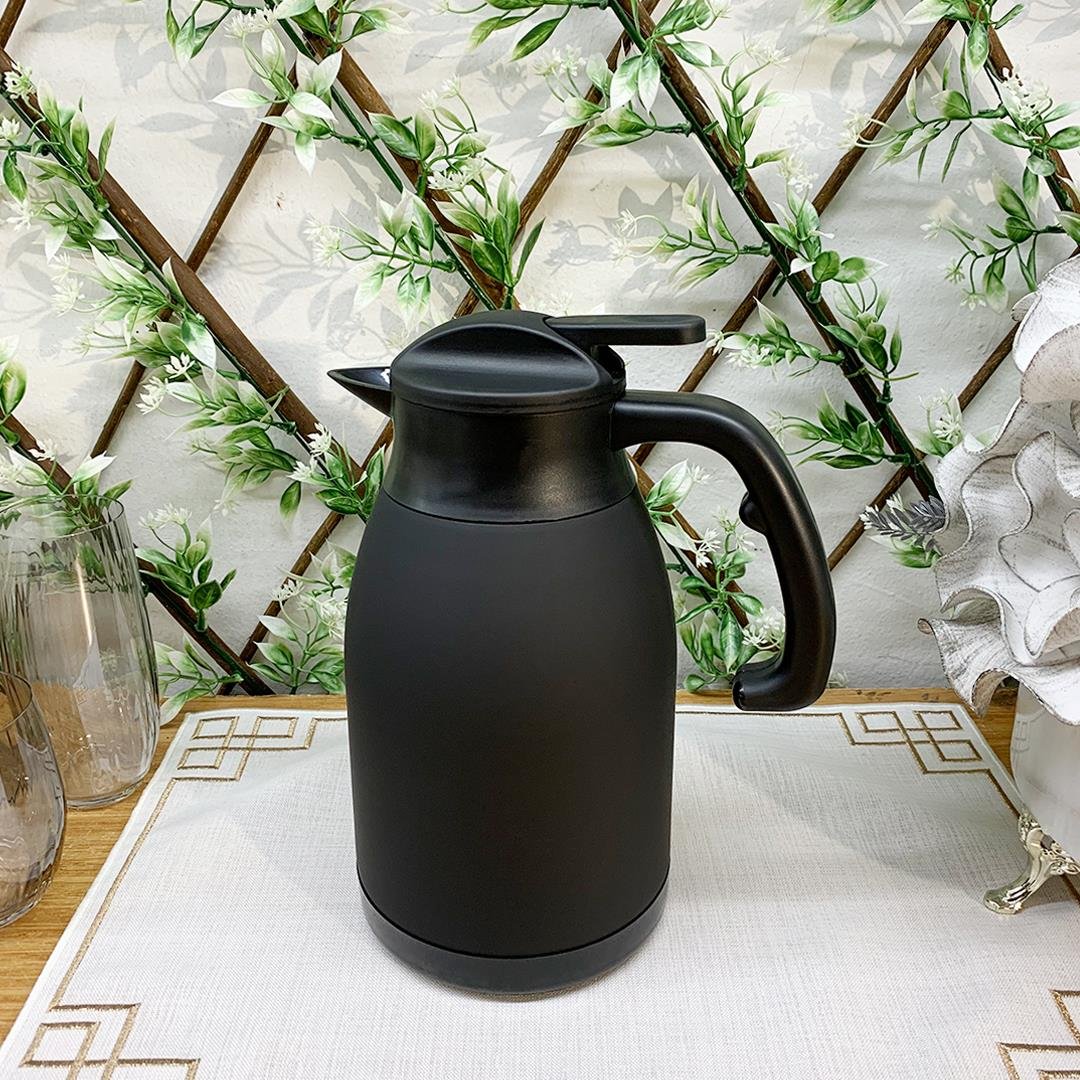 TermosOlika Luna Çelik Termos 2 Litre - Siyah
