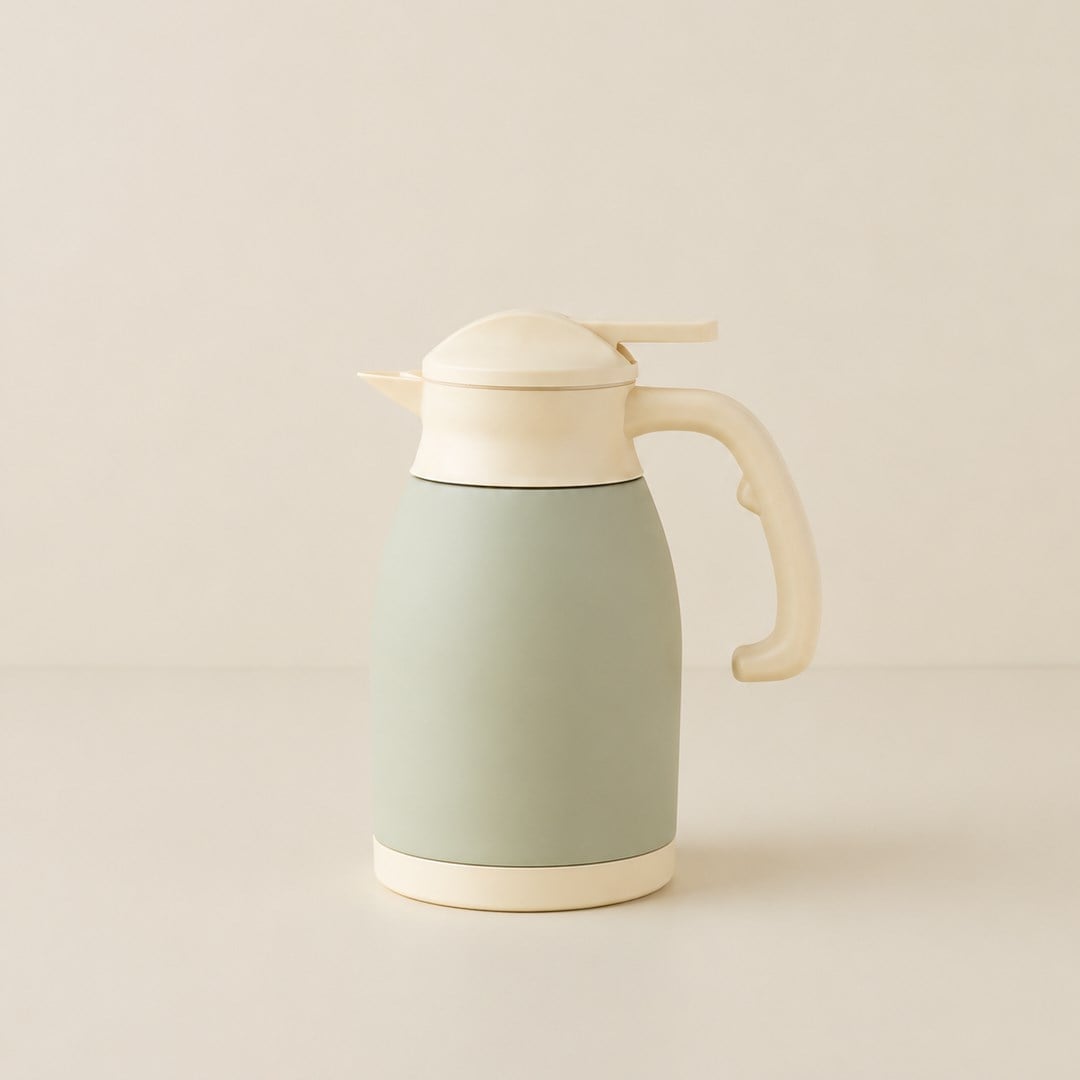 ThermosOlika Luna Steel Thermos 2 Liter - Vanilla
