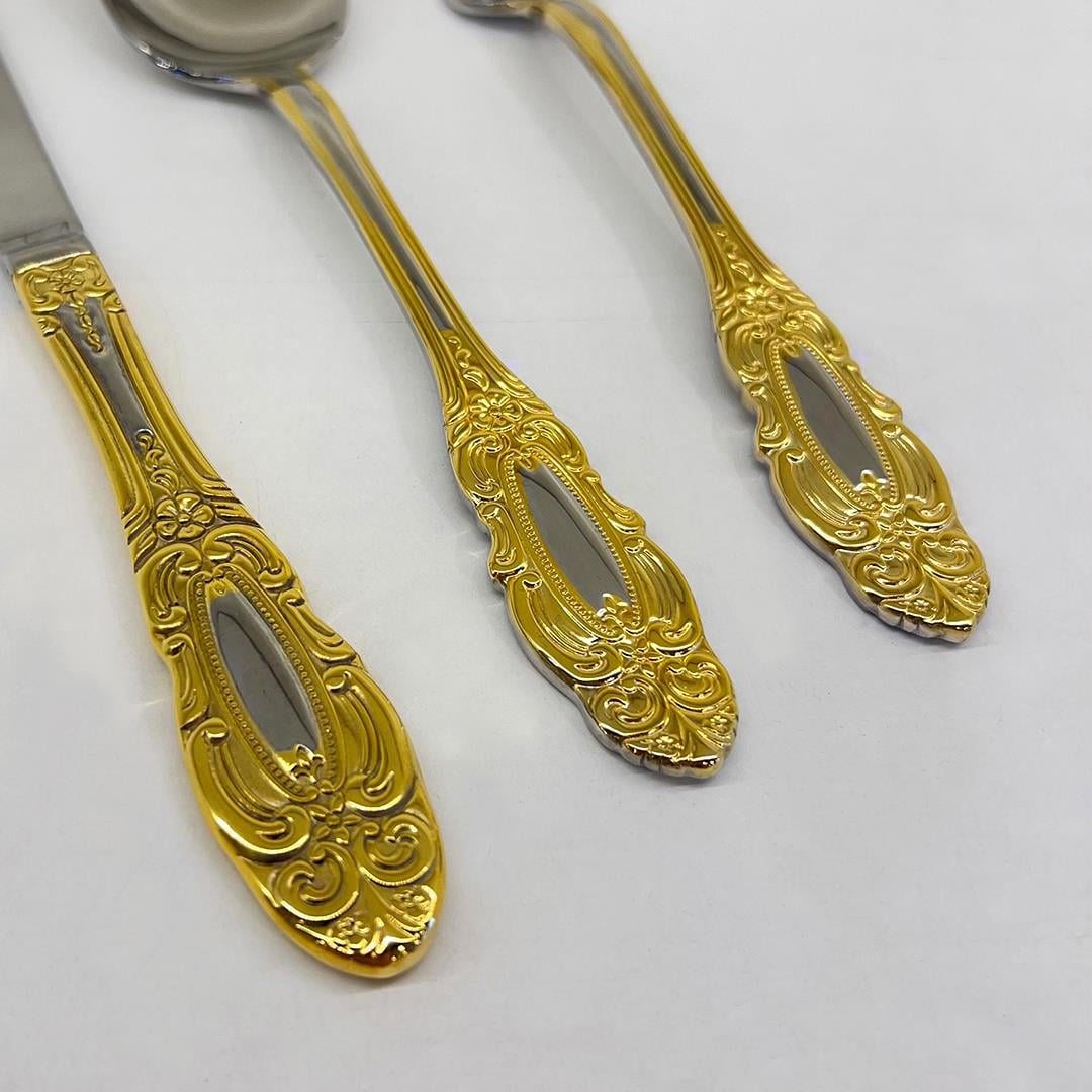 Flatware SetQueen's of England 89 Piece Cutlery Set - Silva Gold