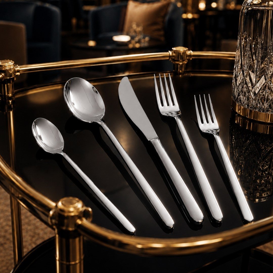 Flatware SetRoyal Mademoiselle Vogue 60 Parça Kaşık Çatal Bıçak Takımı - Sade