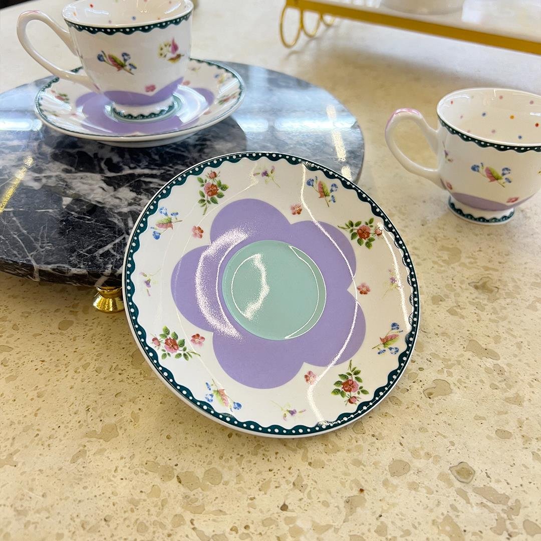 Coffee CupRoyking 2 Li Kahve Fincanı Lila