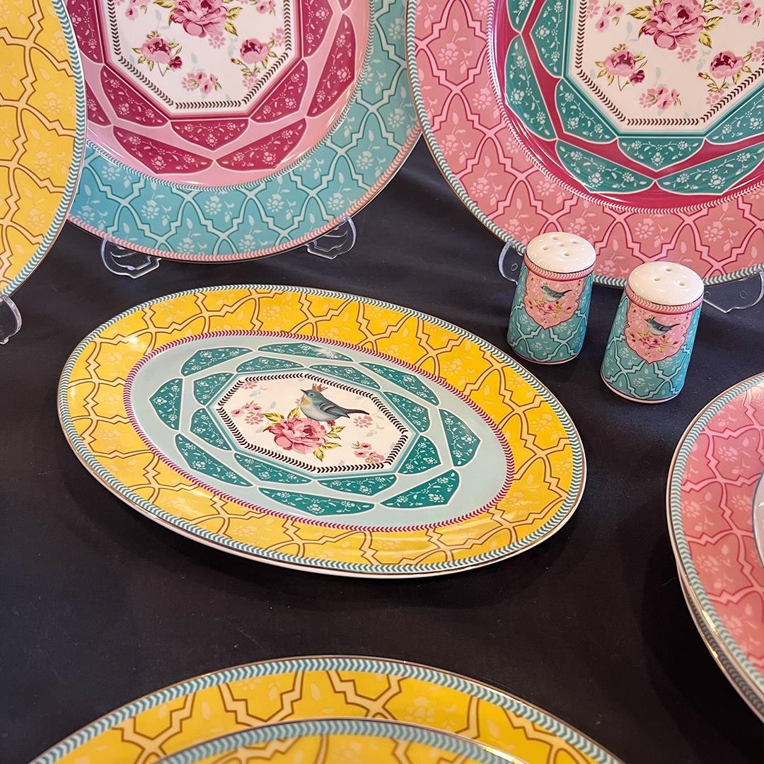 6 Kişilik Porselen Yemek TakımlarıRoyking Bird Garden 29 Parça Yemek Takımı
