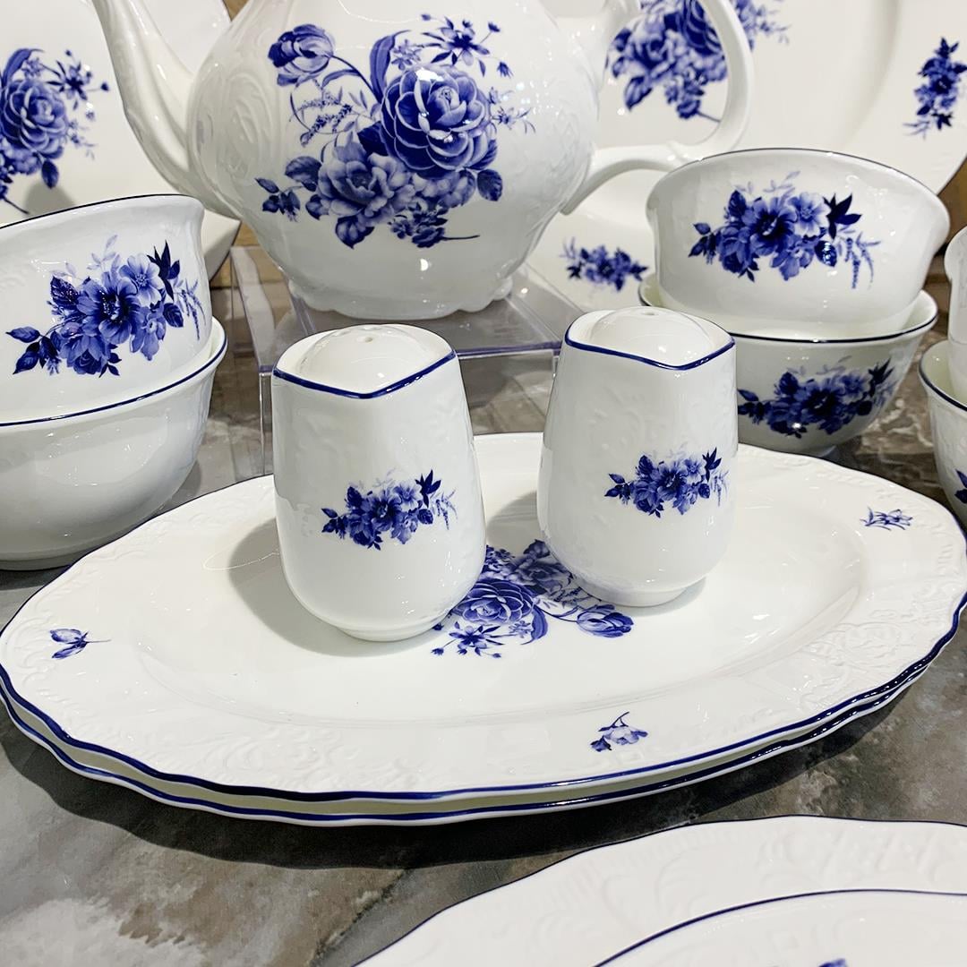 Breakfast SetRoyking Blue Garden 44 Piece Breakfast Set