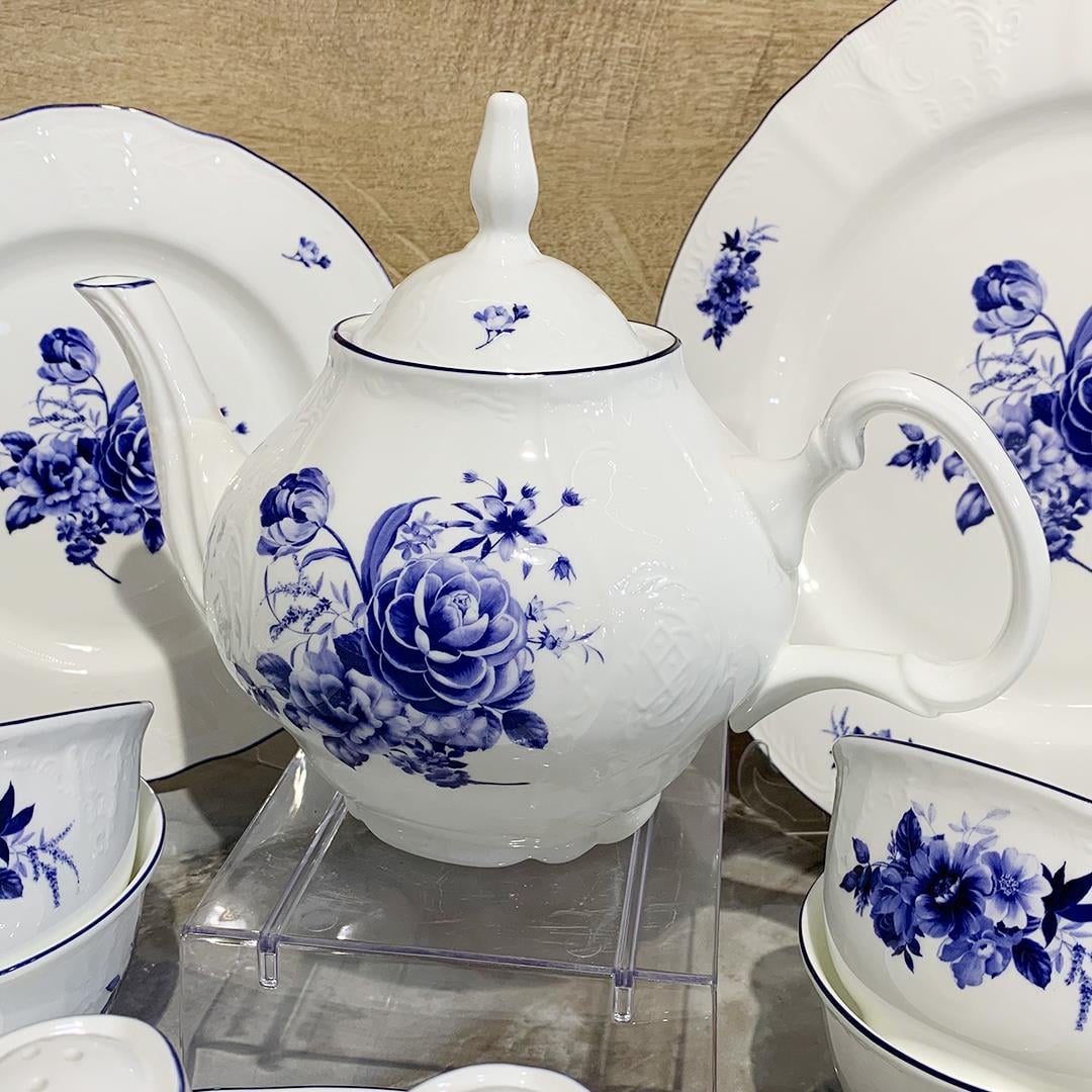 Breakfast SetRoyking Blue Garden 44 Piece Breakfast Set