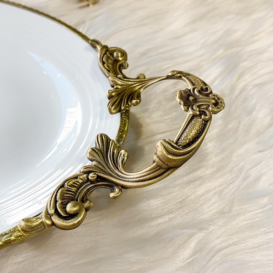 SunumlukRoyking Miniature Oval Sunum Tabağı 32 cm