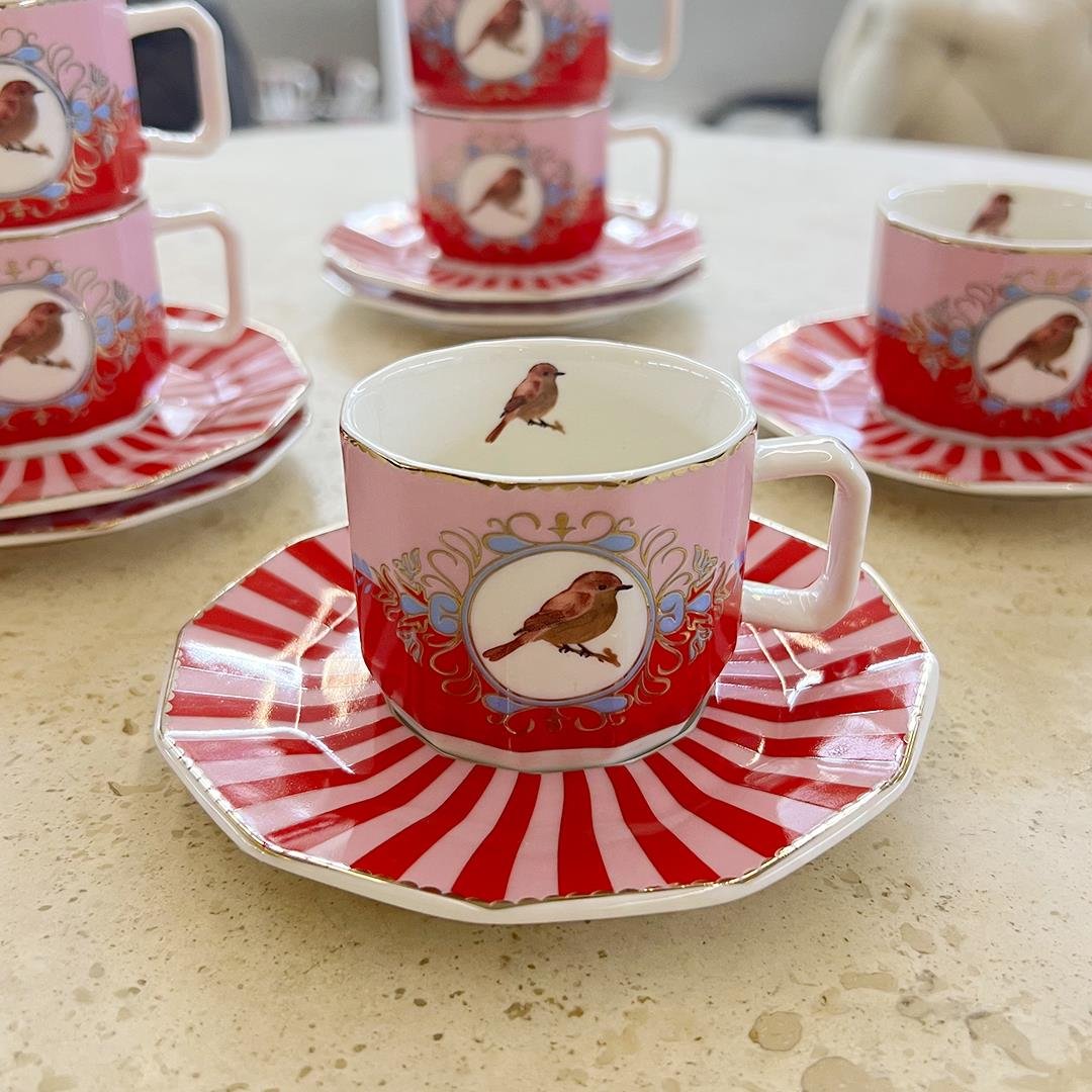 Kahve FincanıRoyking Pajaro 6 Lı Kahve Fincan Takımı