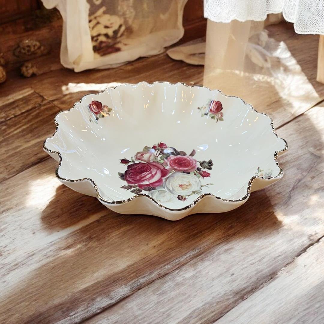 Serving PlateRoyking Rose Salad Bowl 23 cm