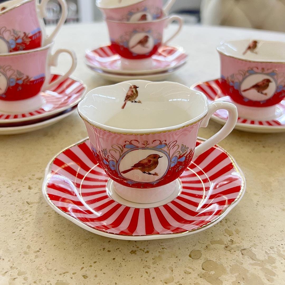 Kahve FincanıRoyking Uccello 6 Lı Kahve Fincan Takımı