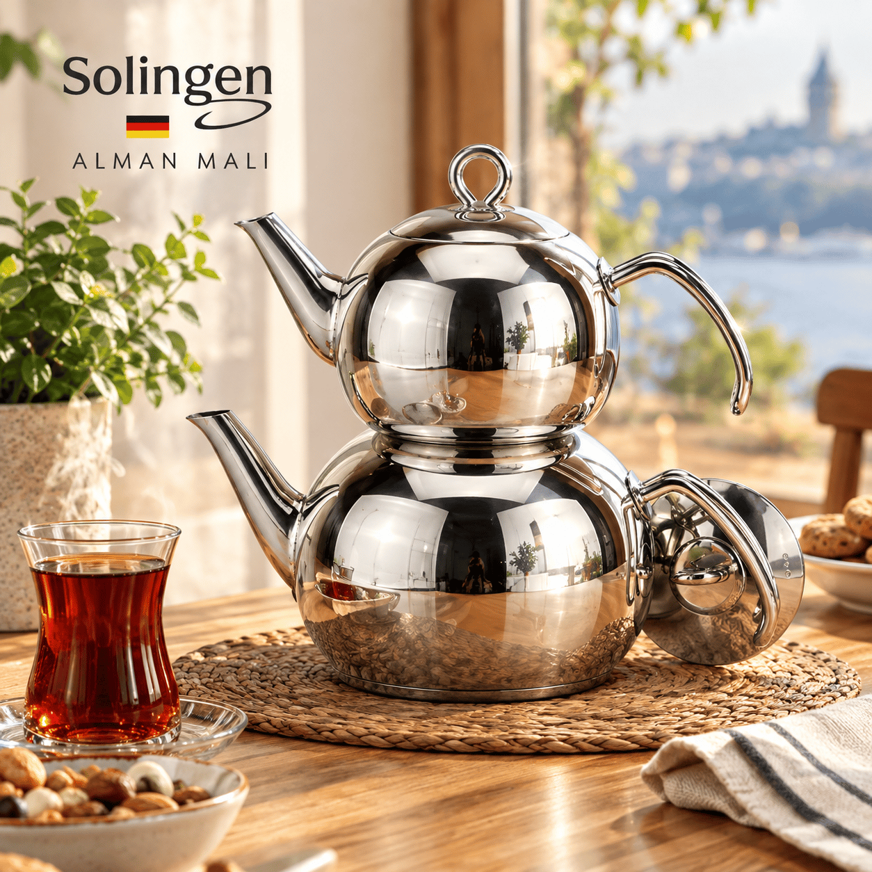 Tea KettleSolingen Teekannen Tombik Çaydanlık