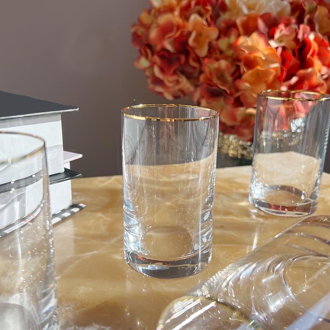 Drink CupSufi 6 Lı Kahve Yanı Bardağı - Gold