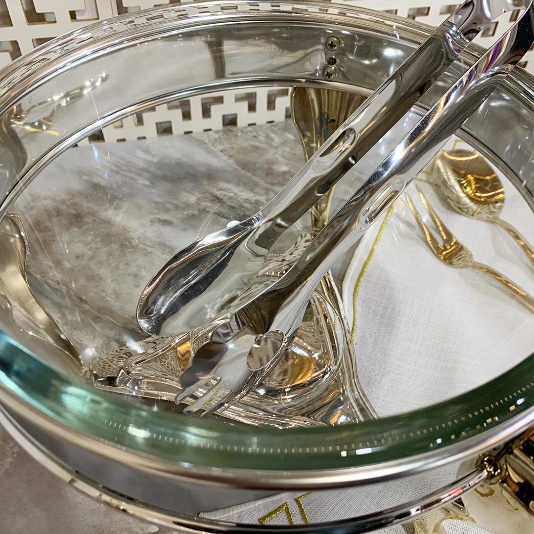SunumlukSuntoza Salata Servis Seti 4 Litre - Gold