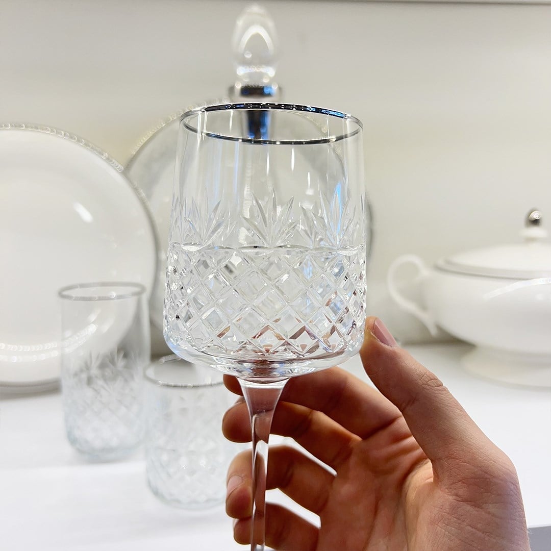 Bardak SetleriWedding 61 Parça Bardak Takımı Platin