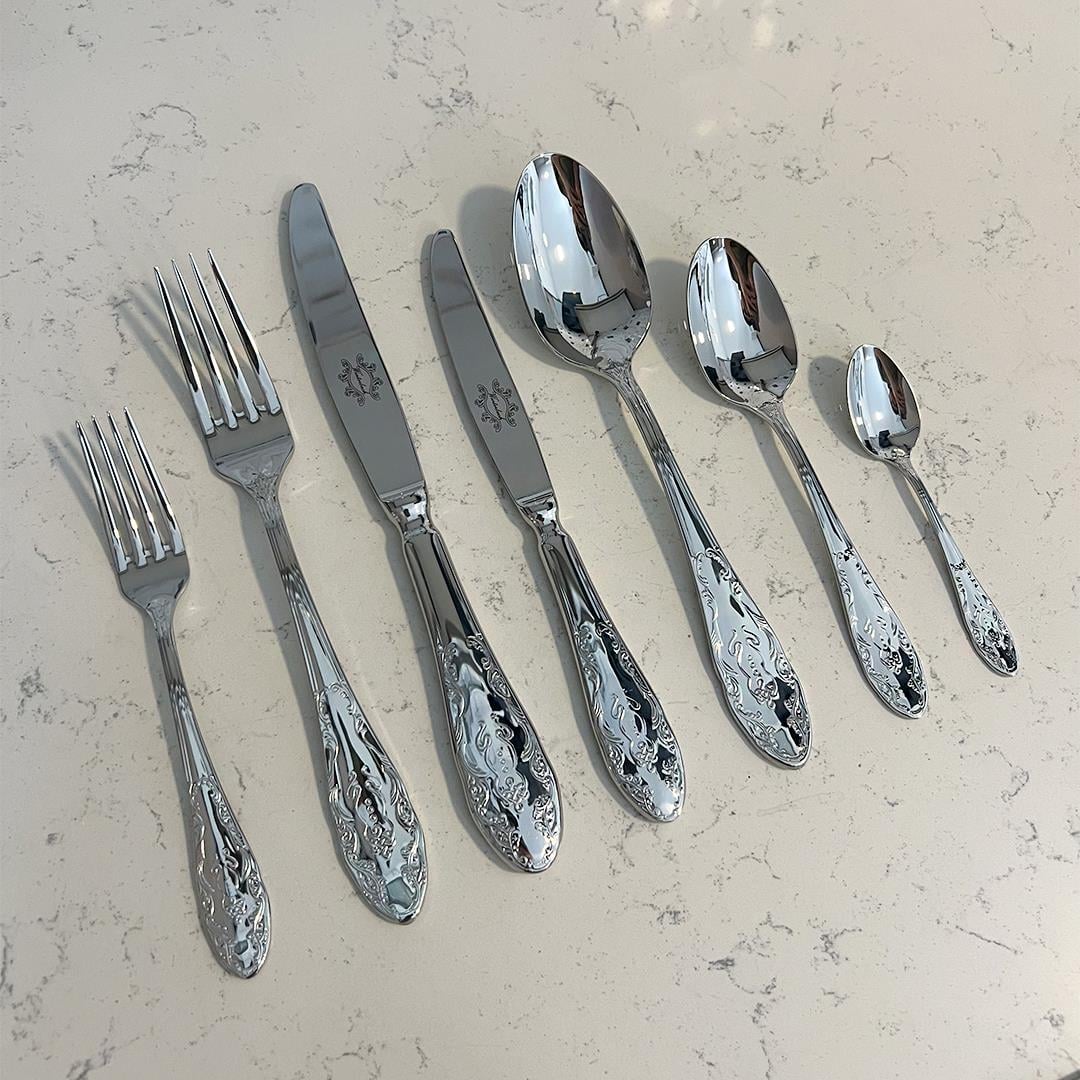 Fork Spoon Knife Set for 12Winterbach King 84 Parça Çatal Kaşık Bıçak Takımı