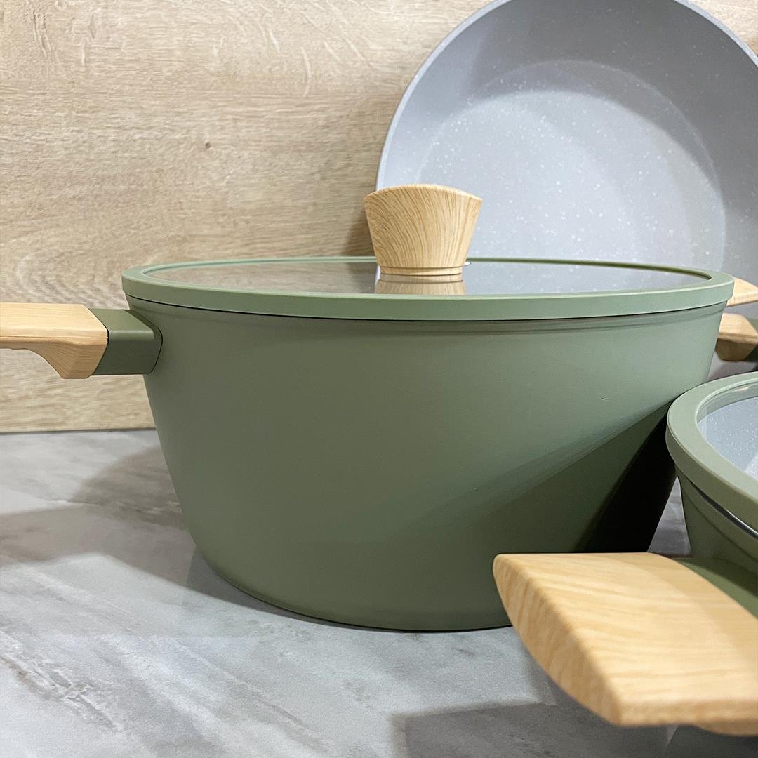 Tencere SetiWinterbach Premium Chef 7 Parça Tencere Seti - Green