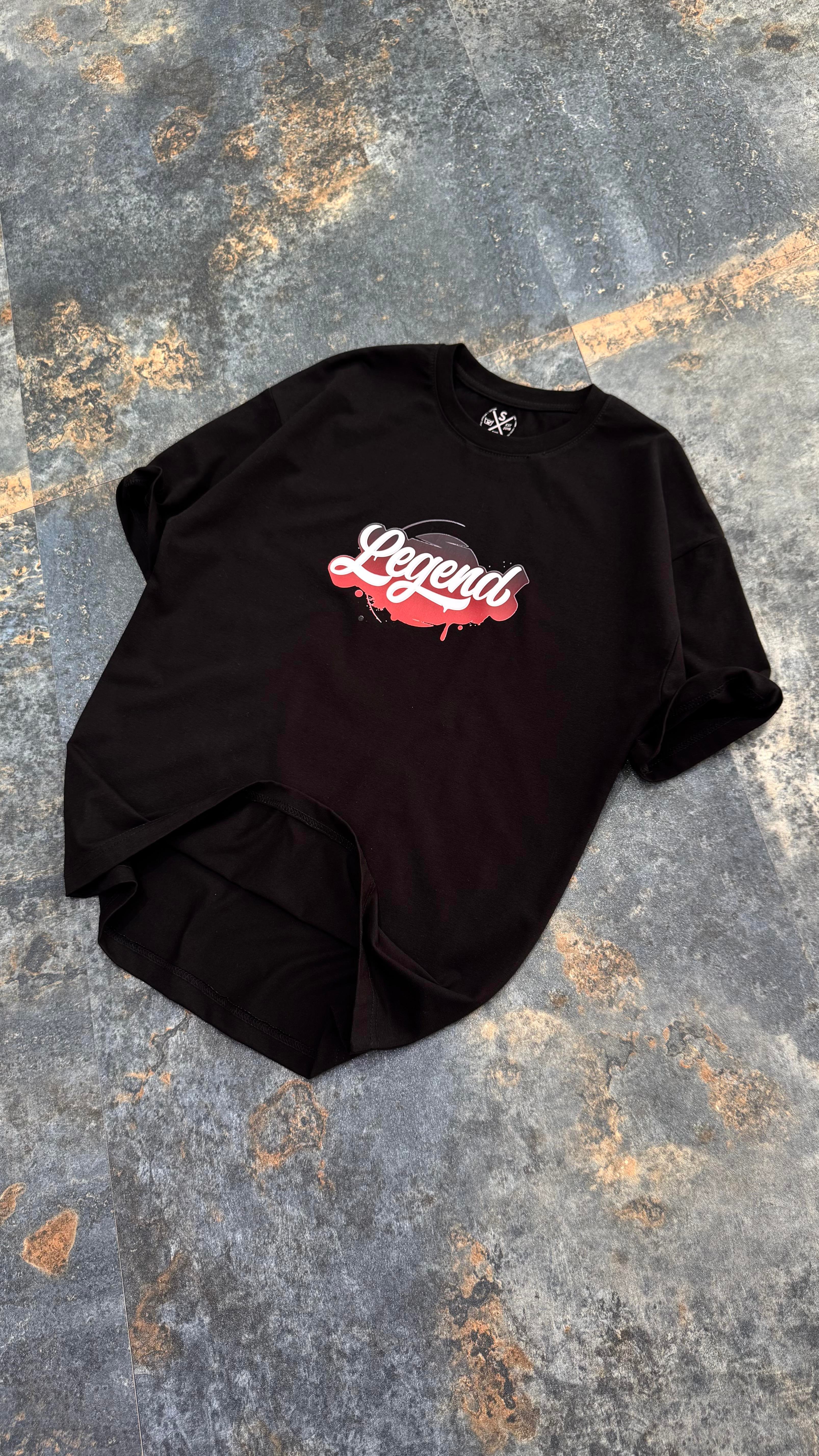 Legend Beyaz Oversize T-Shirt