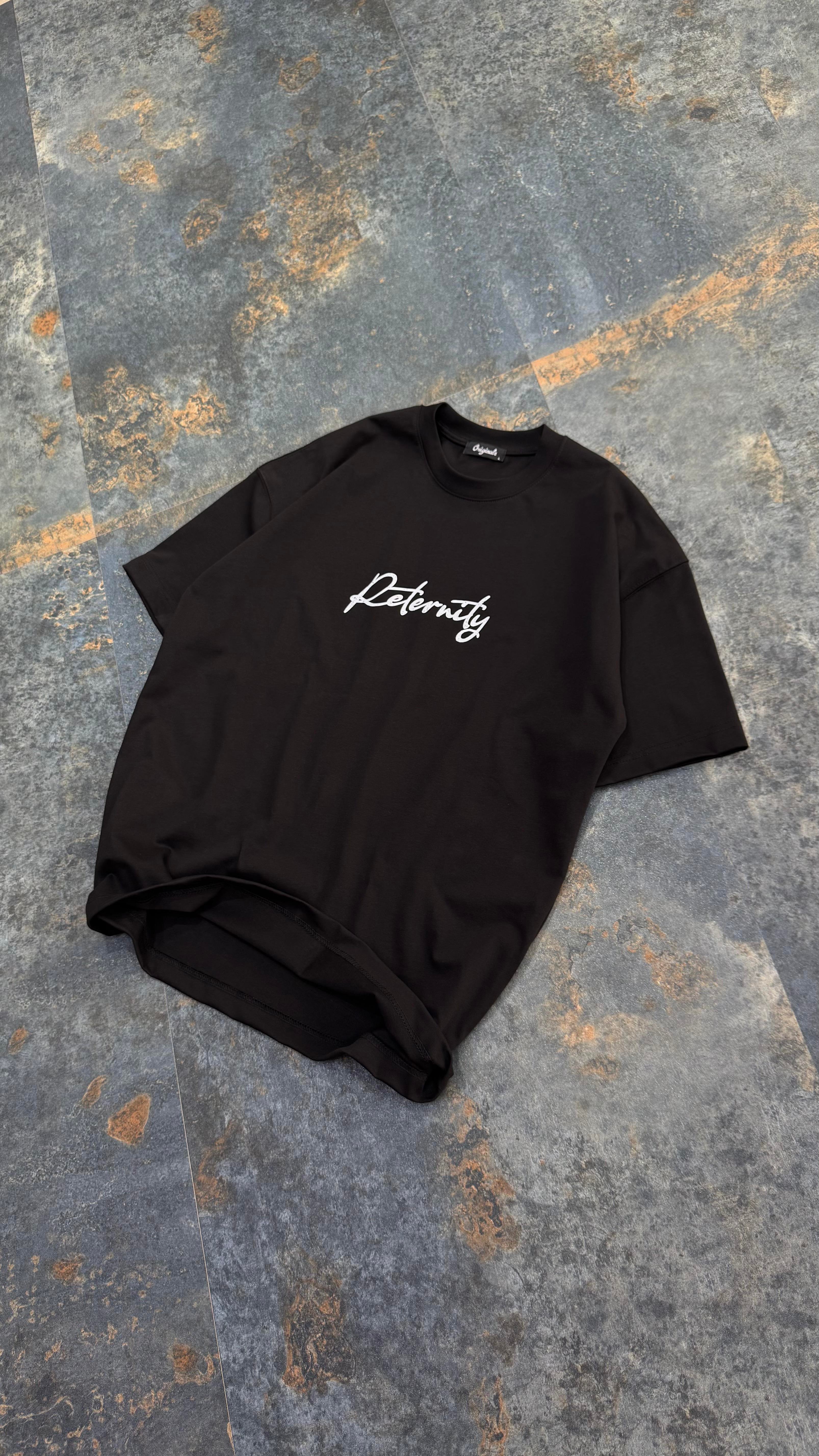 Reternity Baskılı Beyaz Oversize T-Shirt