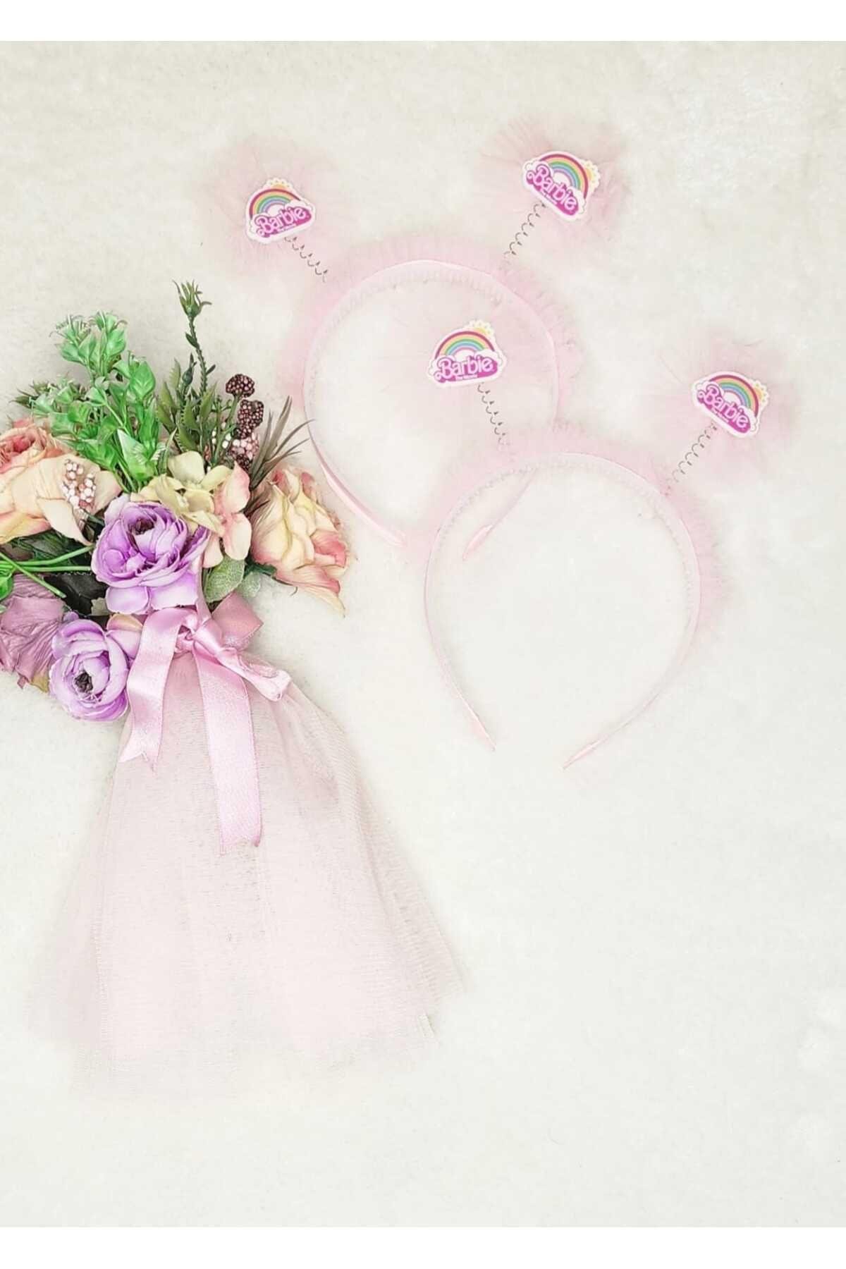 Barbi tac pembe renk. Sallanan tac.