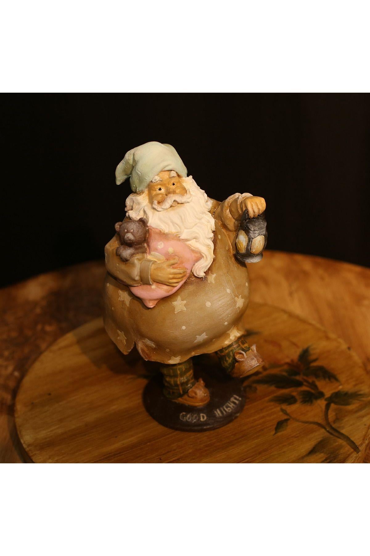 Gece Yıldızları Temalı Şirin Noel Baba Figürü