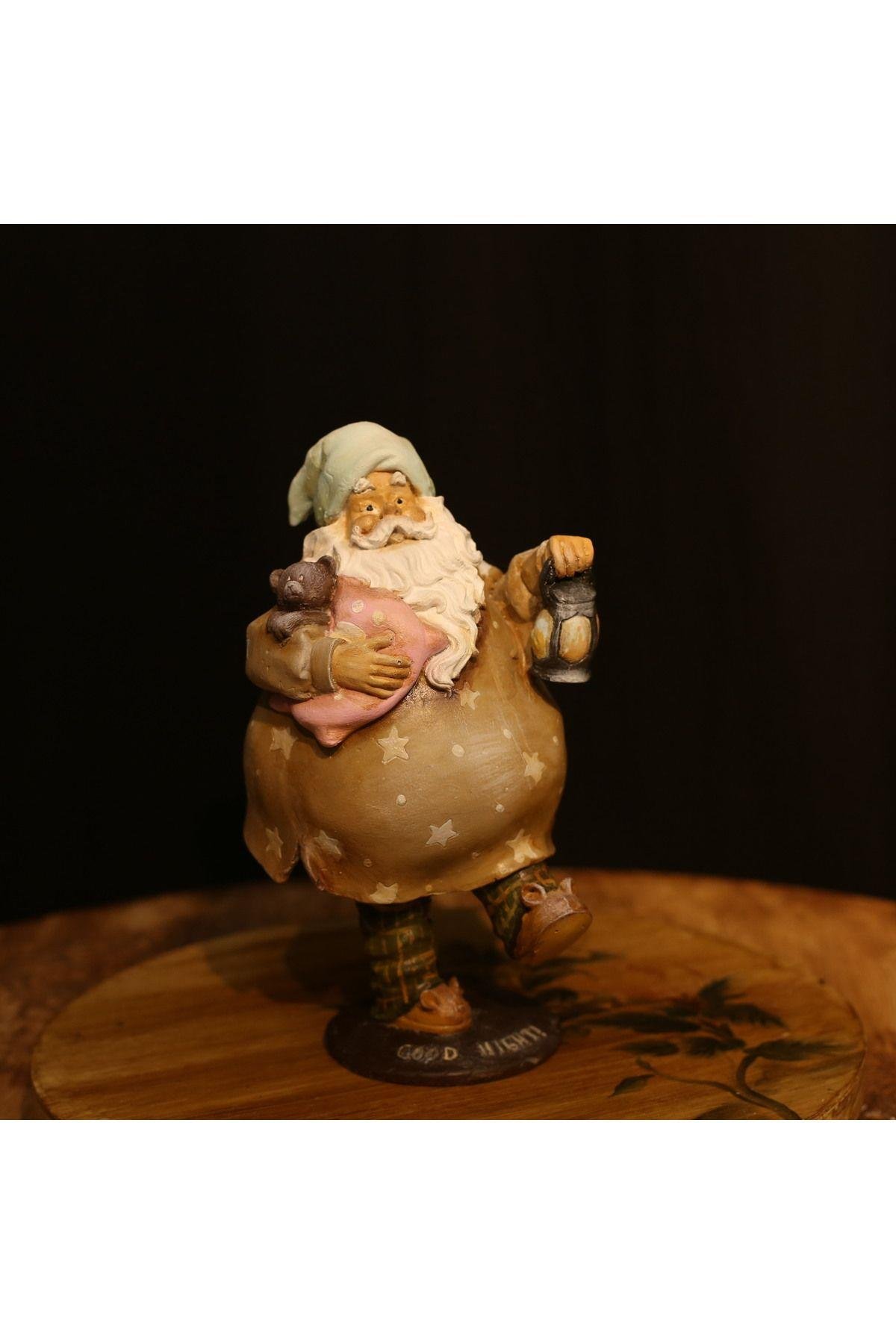 Gece Yıldızları Temalı Şirin Noel Baba Figürü