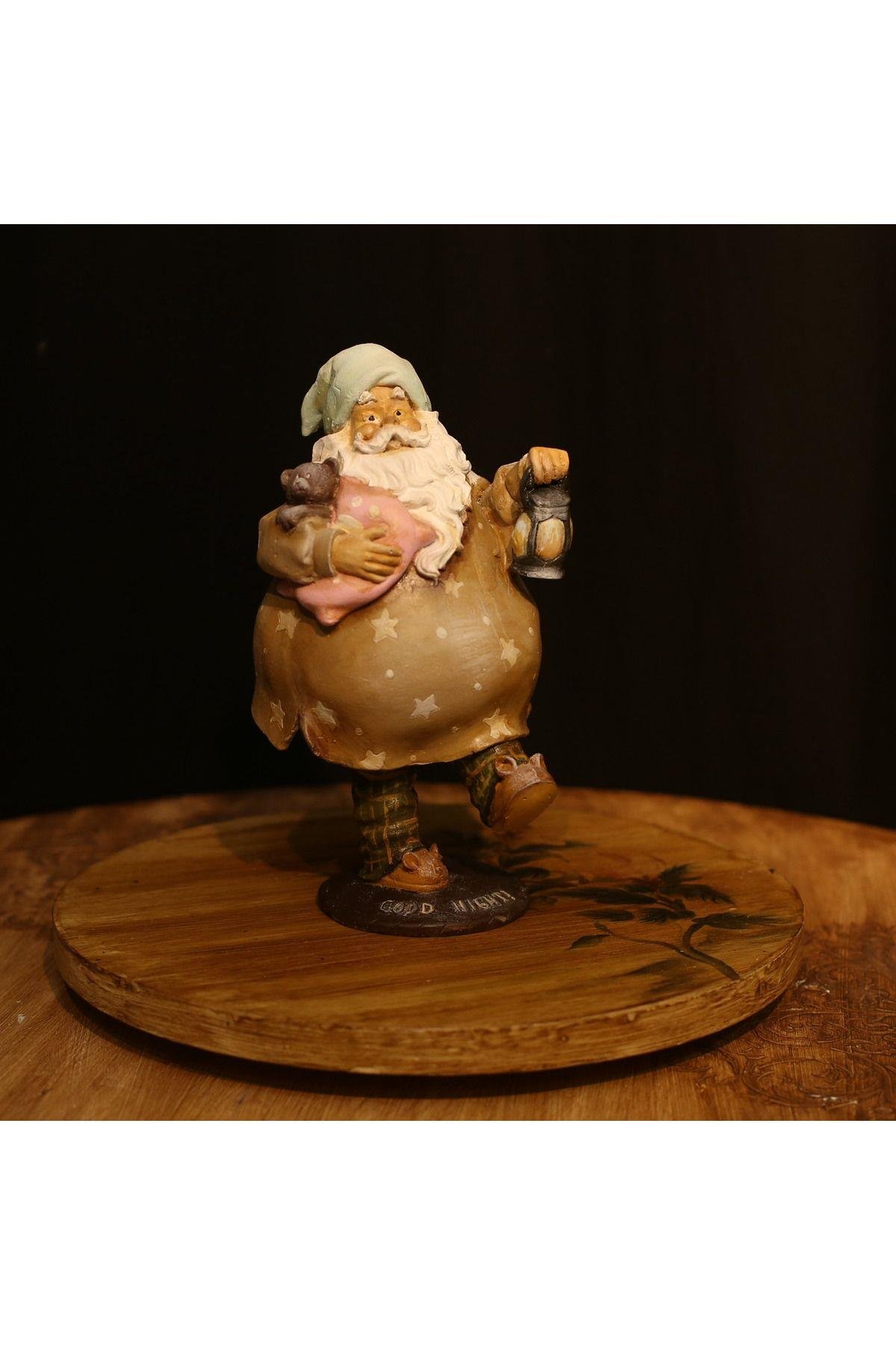 Gece Yıldızları Temalı Şirin Noel Baba Figürü