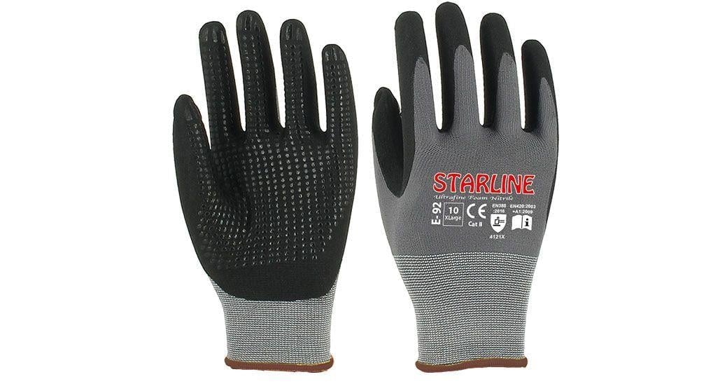 STARLİNE E-92 NOKTALI KÖPÜK NİTRİL ELDİVEN
