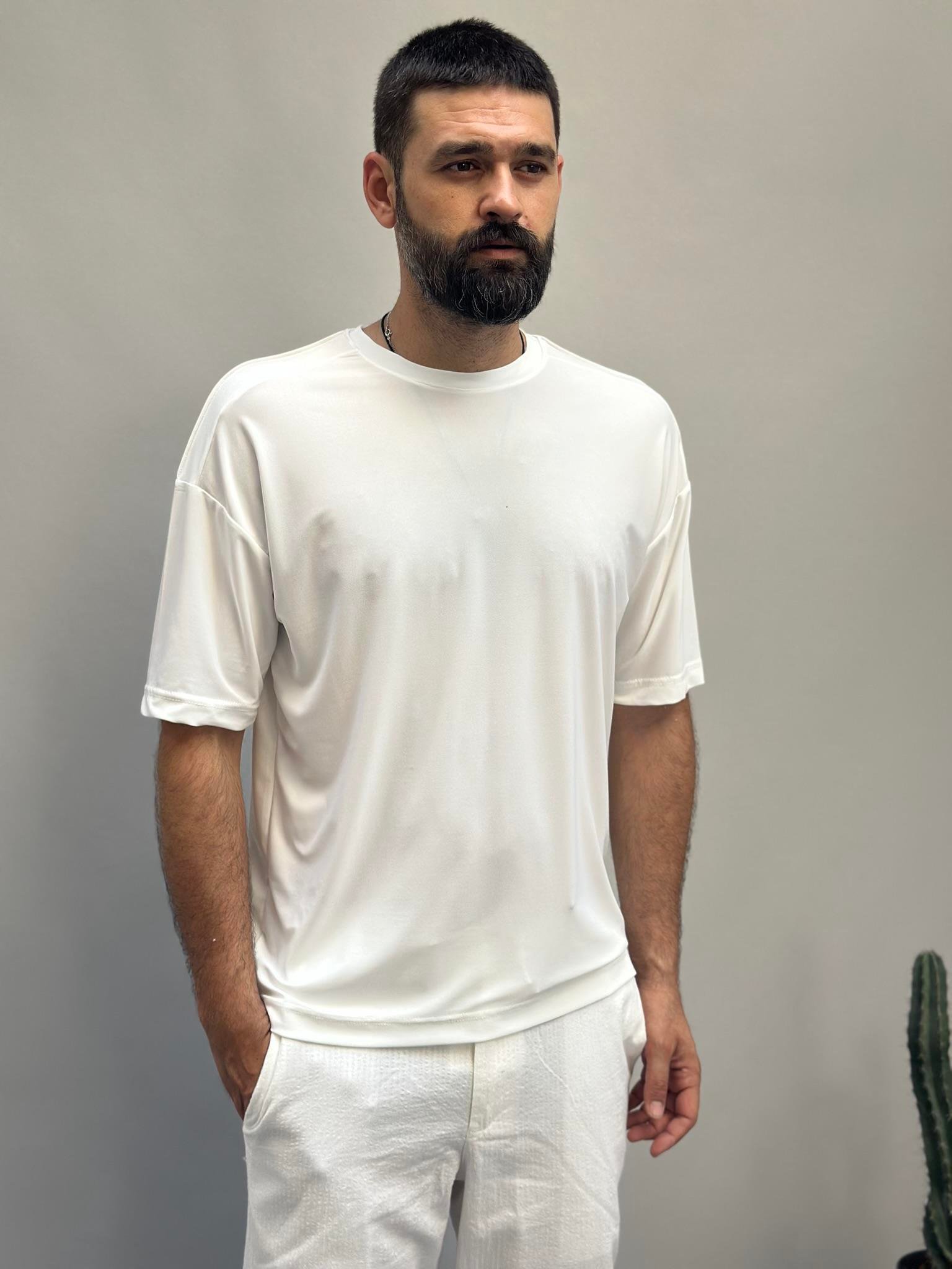 Bisiklet yaka t-shirt