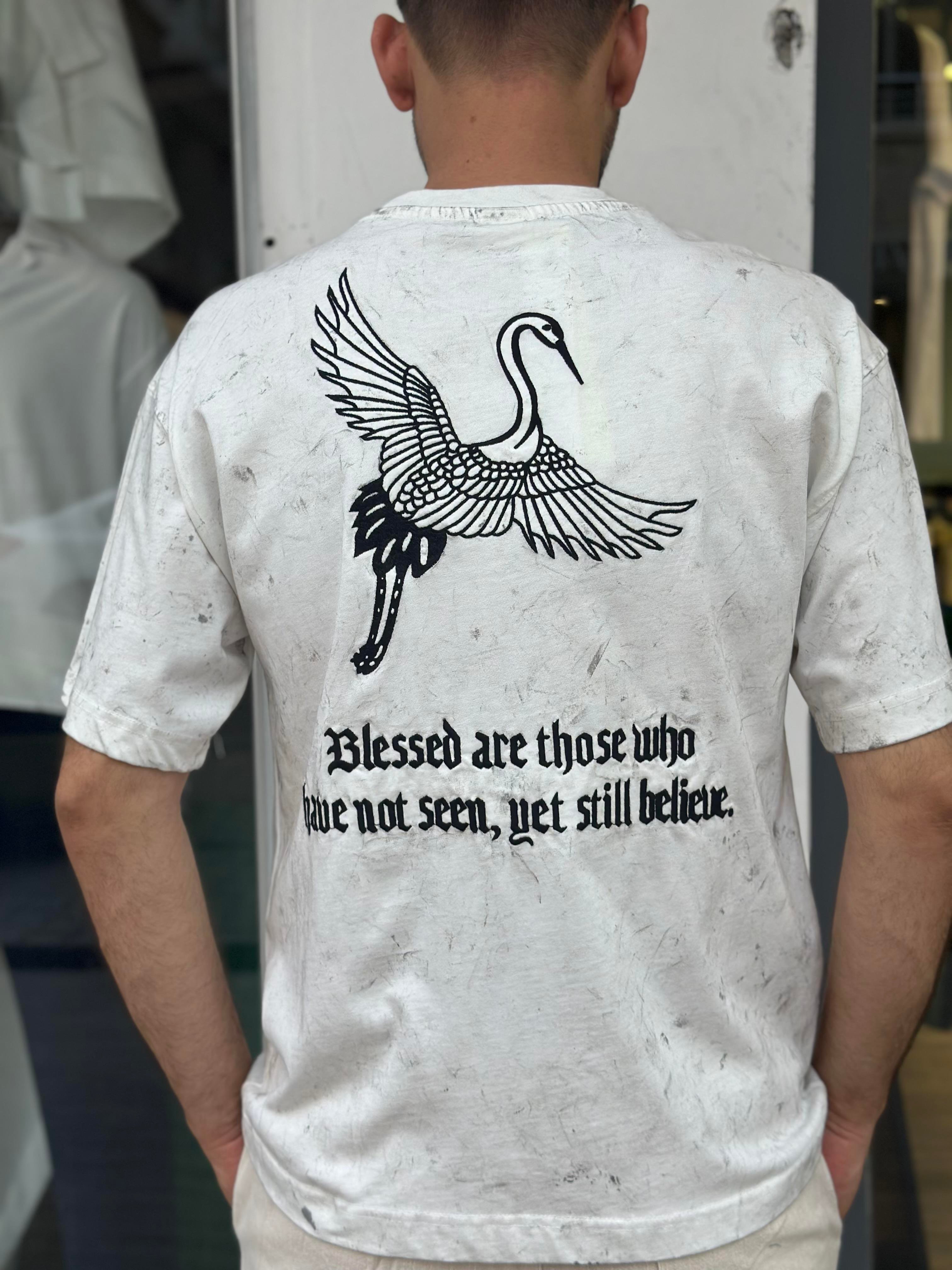 Oversize baskılı t-shirt
