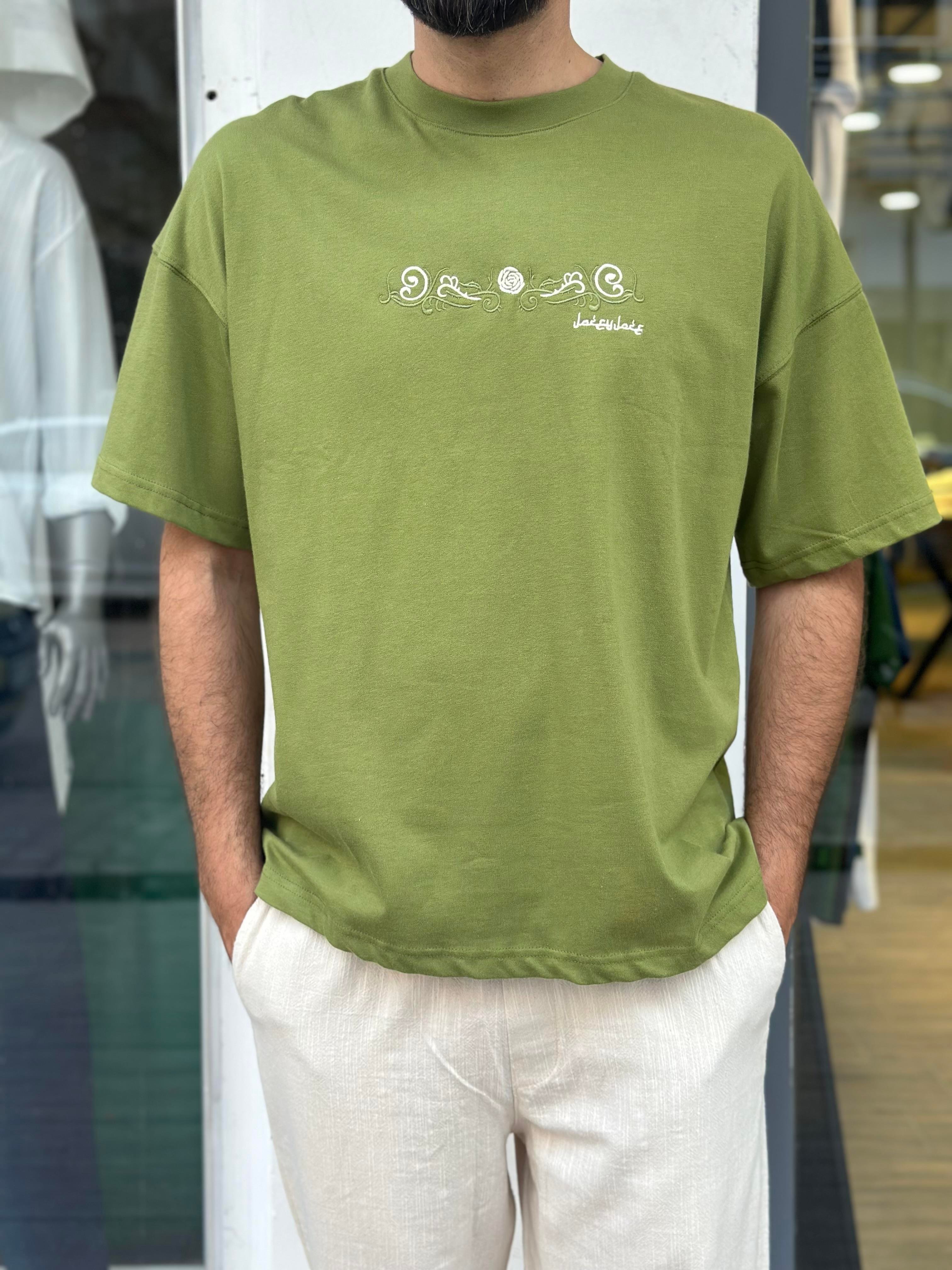 Oversize baskılı t-shirt