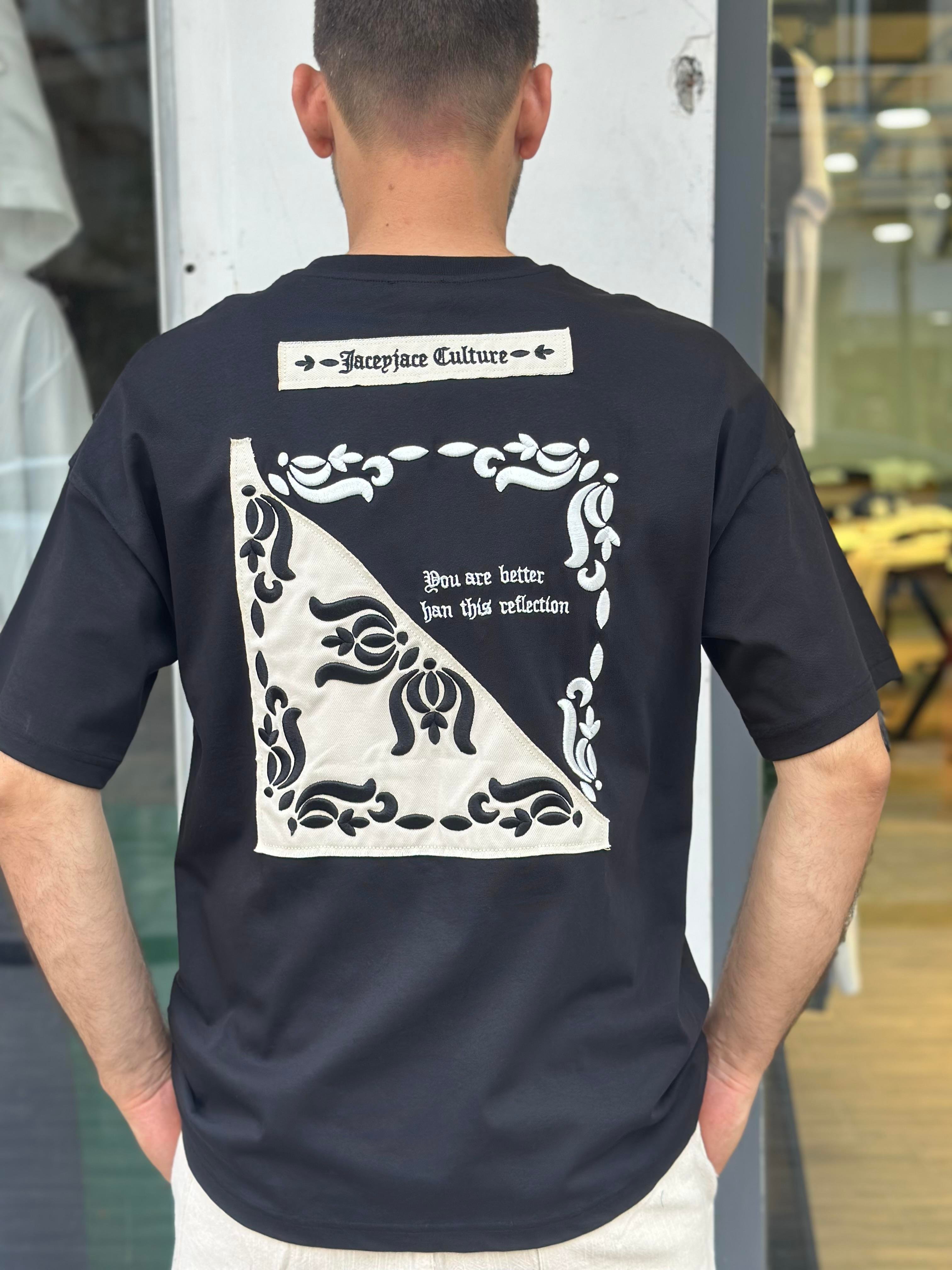 Oversize baskılı t-shirt