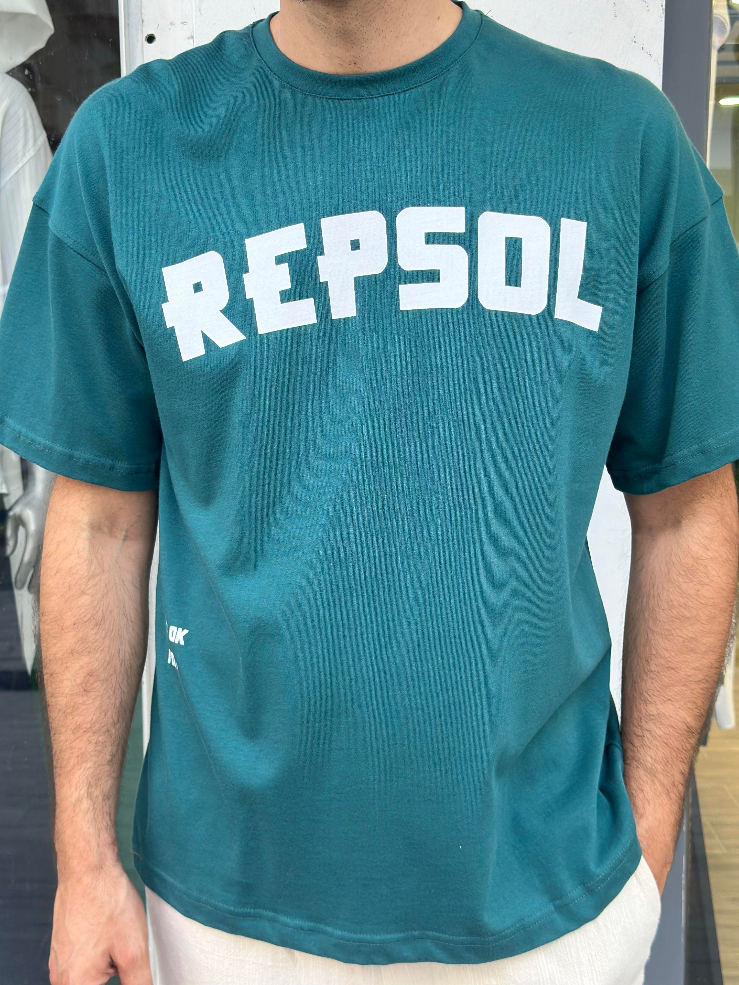 Oversize baskılı t-shirt