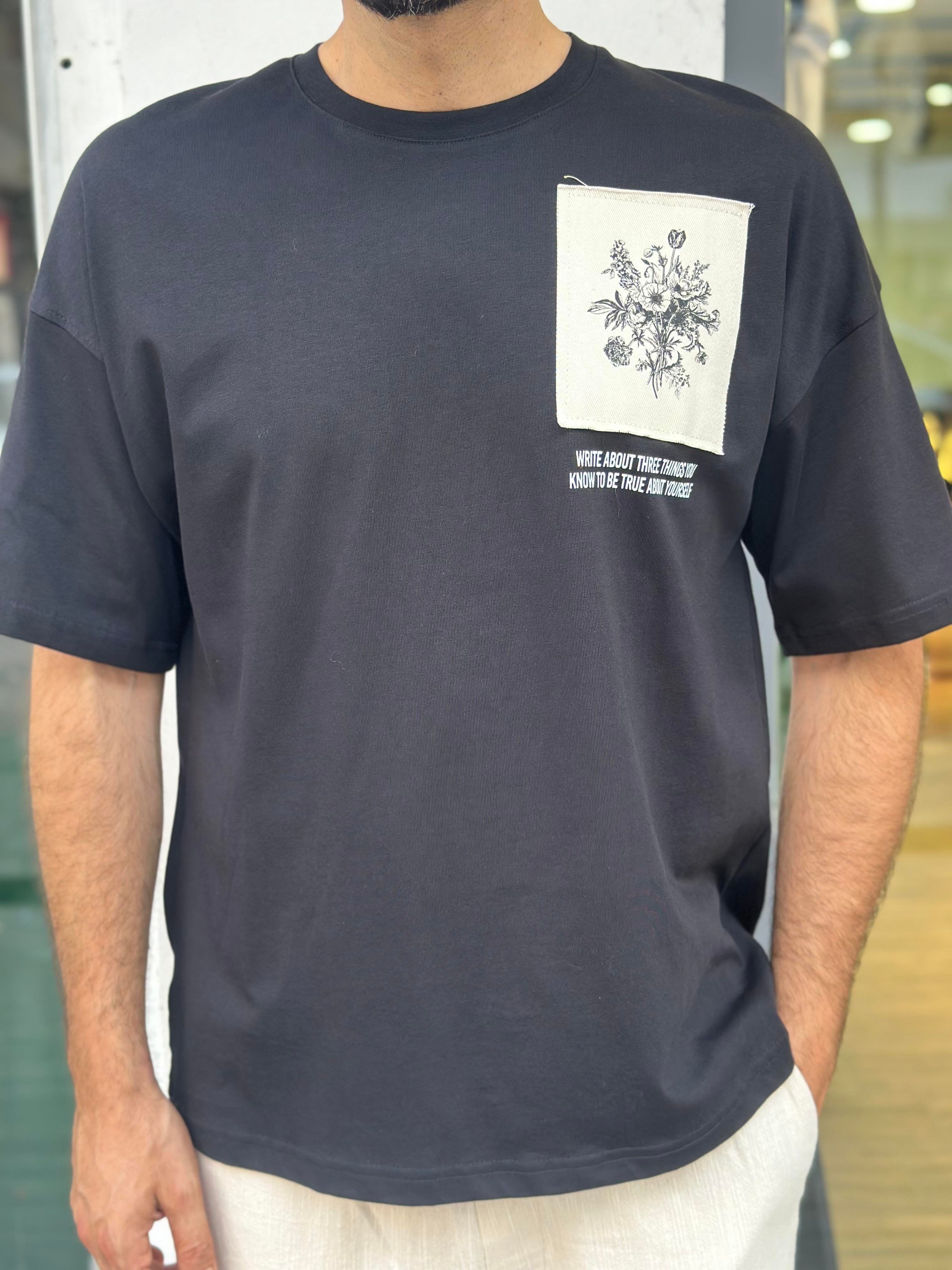 Oversize baskılı t-shirt