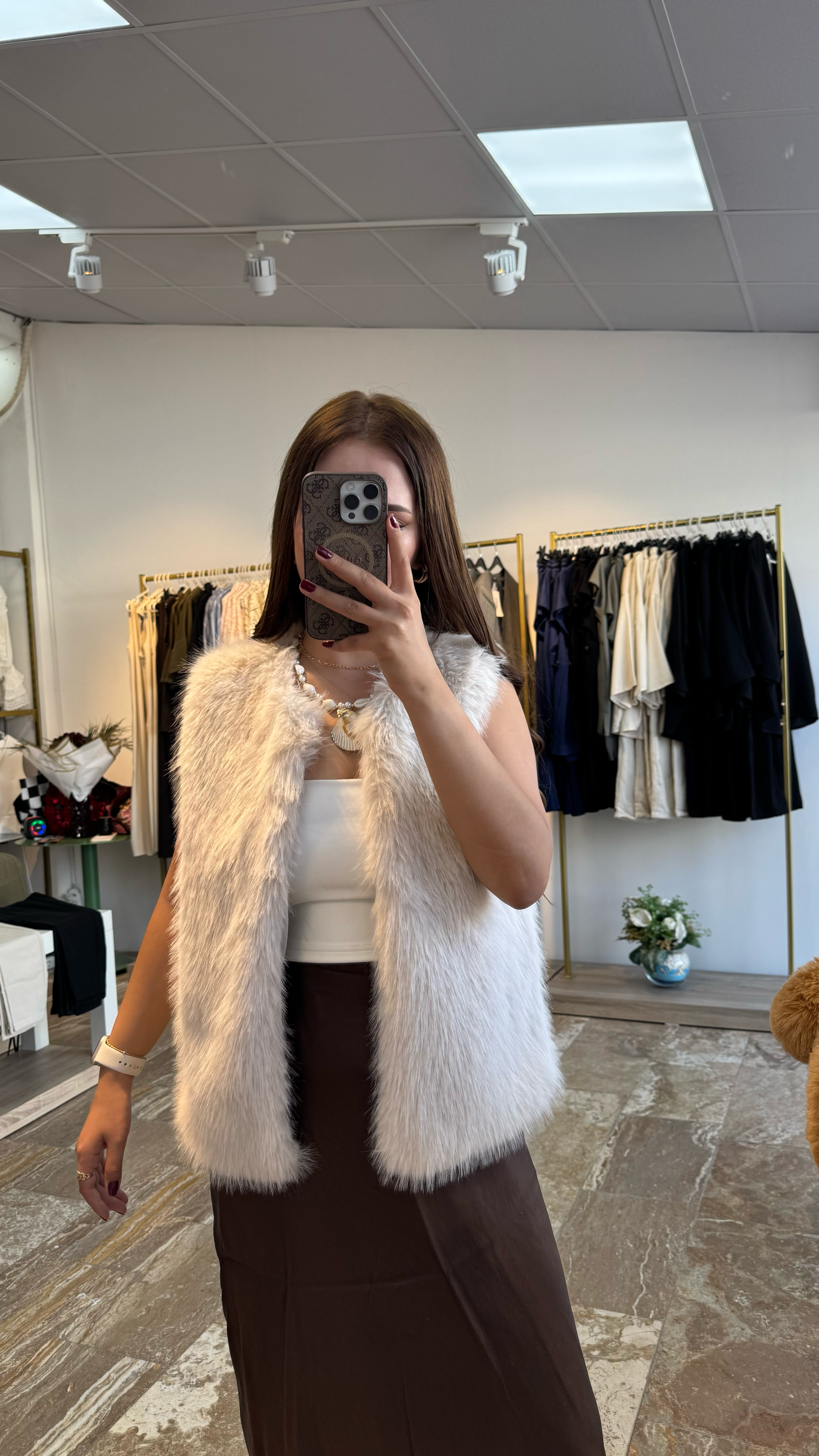 Zara Kürk Yelek