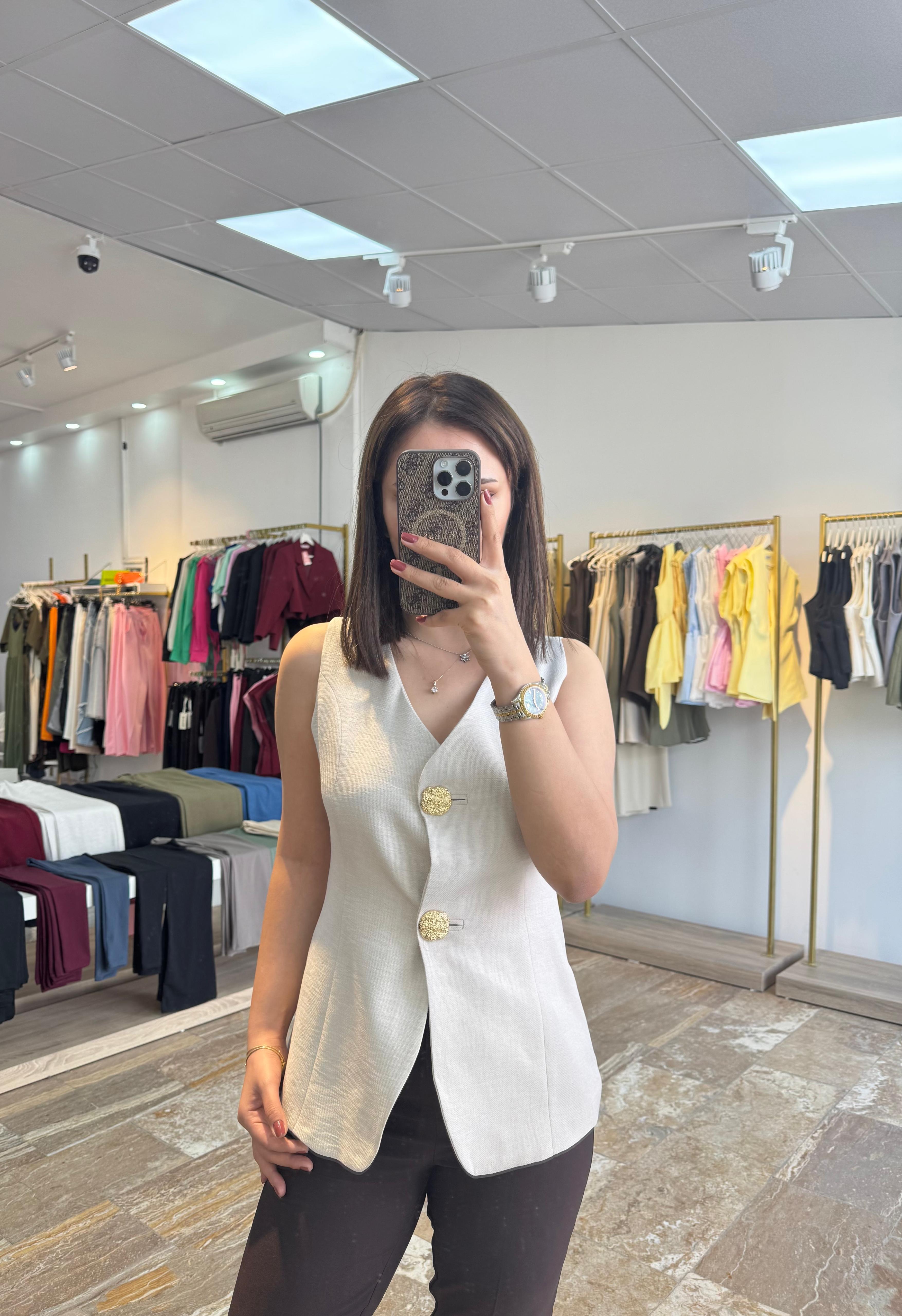 ZR Gold Detay Yelek