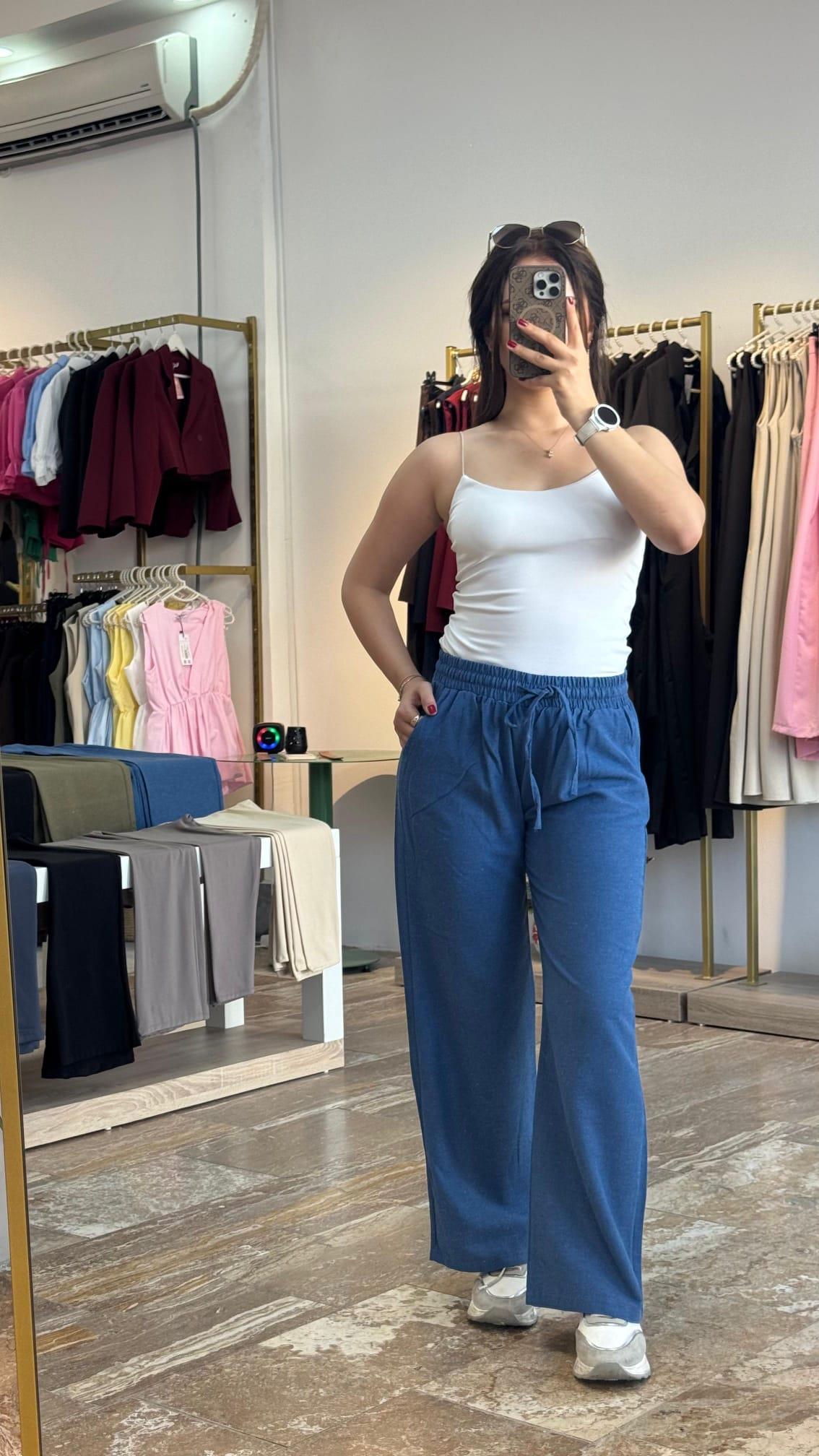 ZR Keten Bol Pantolon