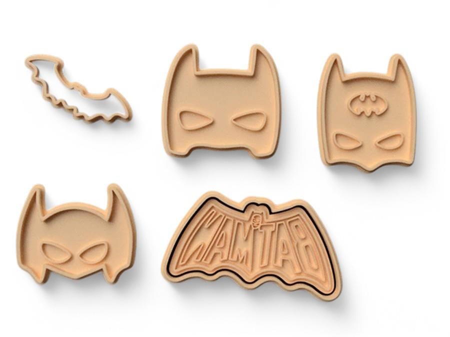 Batman cookie cutter set