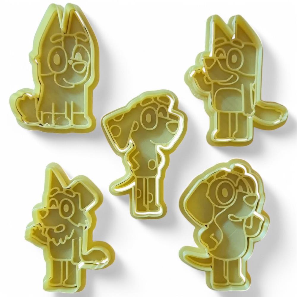 Bluey Cookie Cutter Set
