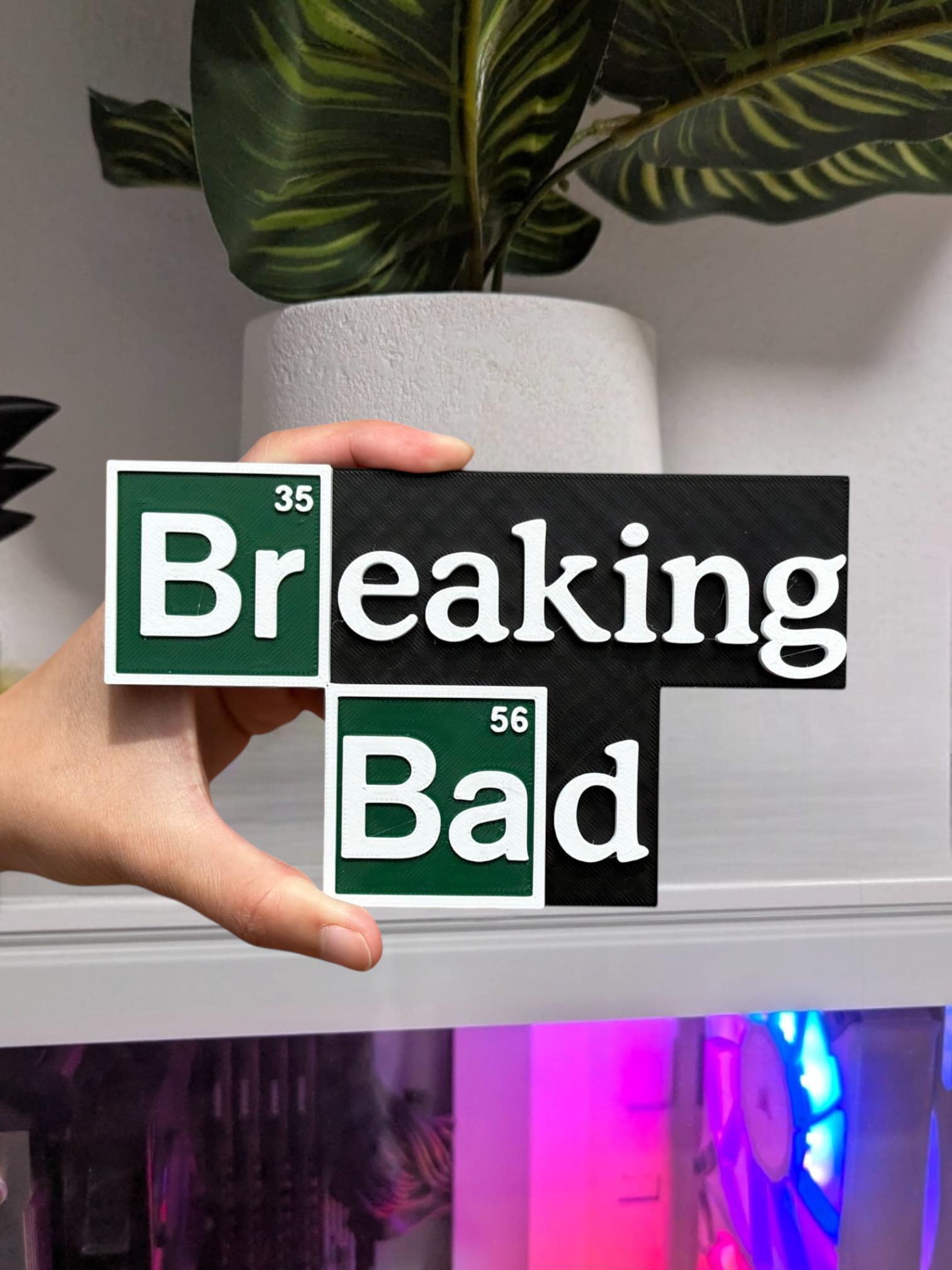 Breaking Bad - 3 Boyutlu Tabela 