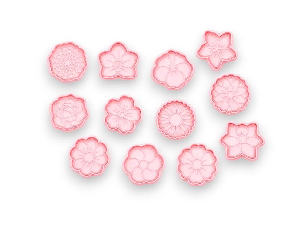 Flowers cookie cutters set