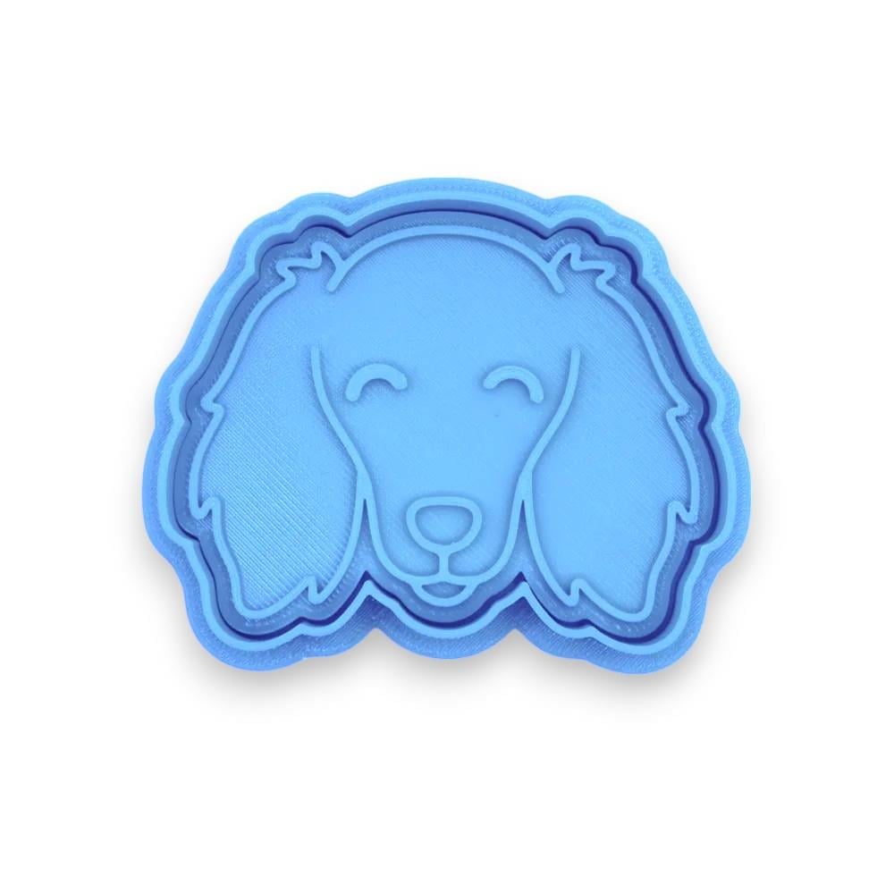 Köpek - Dachshund başlı kurabiye kalıbı / damga