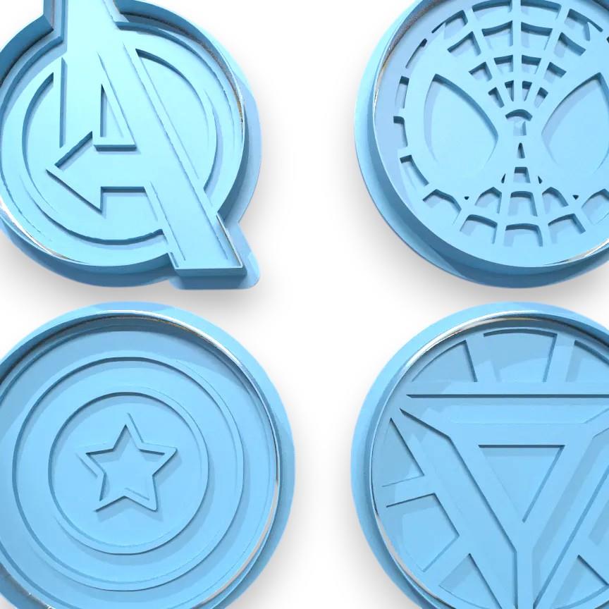 marvel cookie cutter set 2