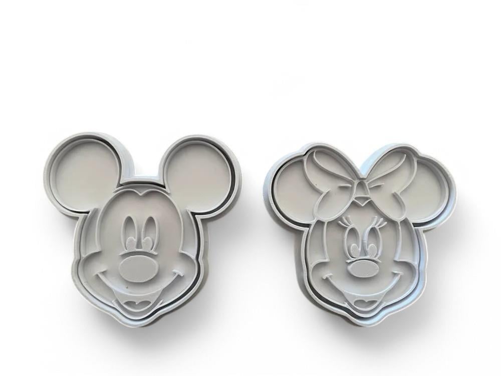 Mickey and Minnie Mouse Cookie Cutters