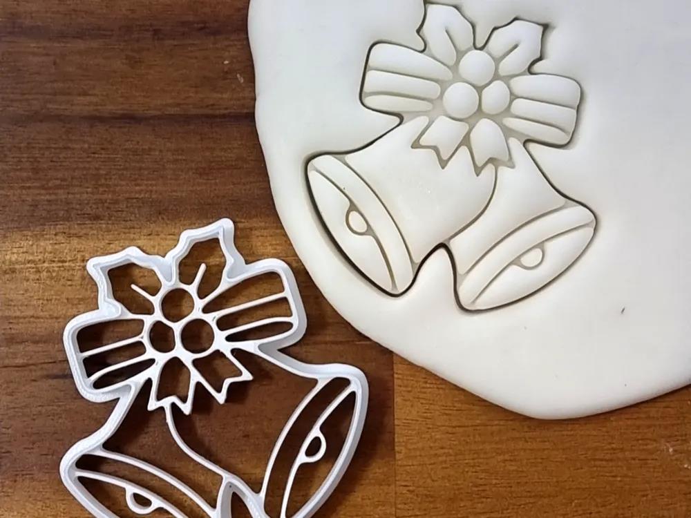 Zil Noel Yılbaşı 2 Parça Kurabiye Kalıbı Kesici 13