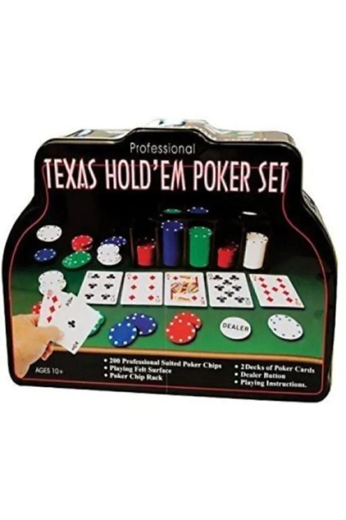 200 Chip Texas Hold'em Poker Set