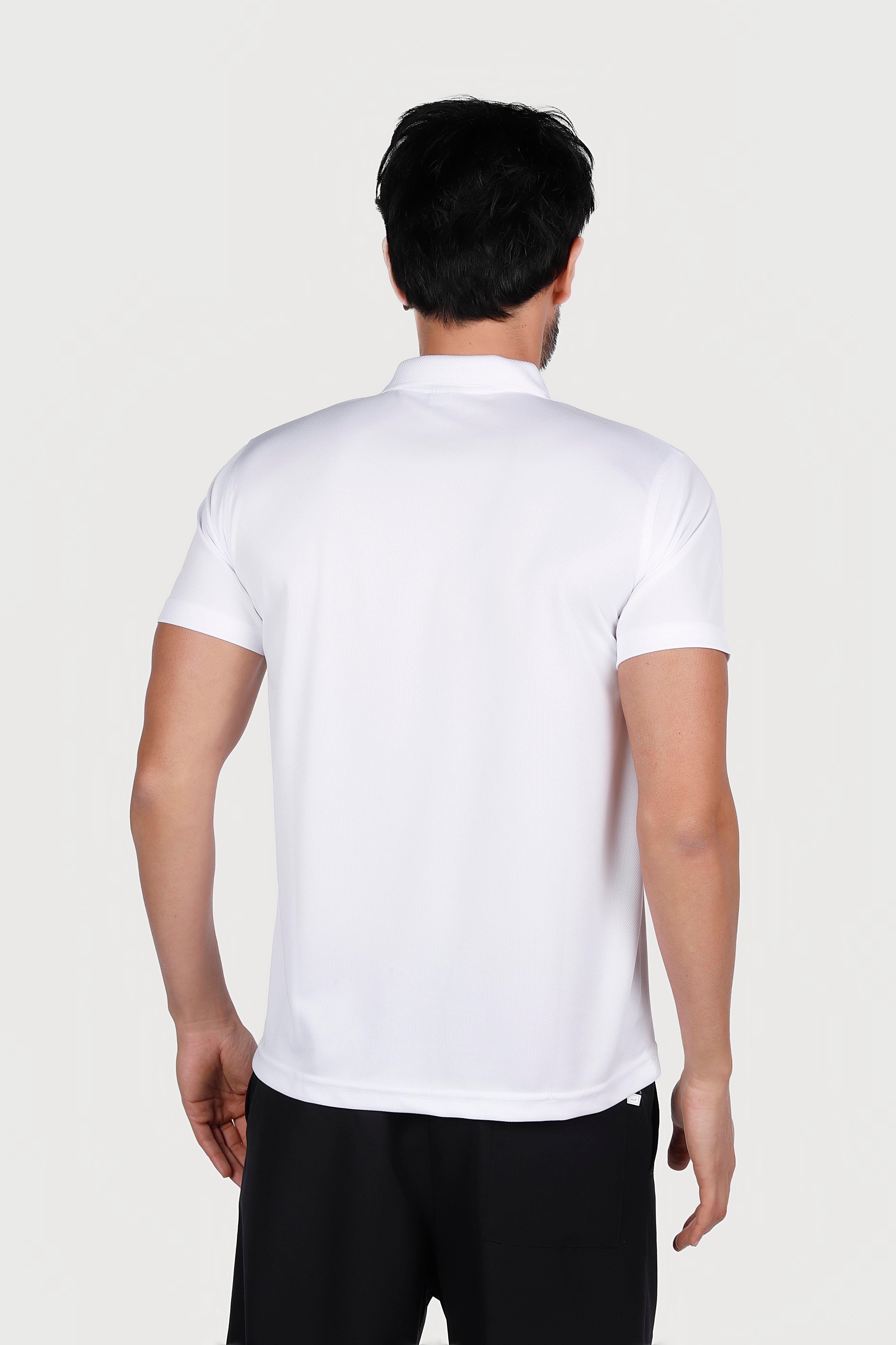 Beyaz Polo Yaka Dry Touch