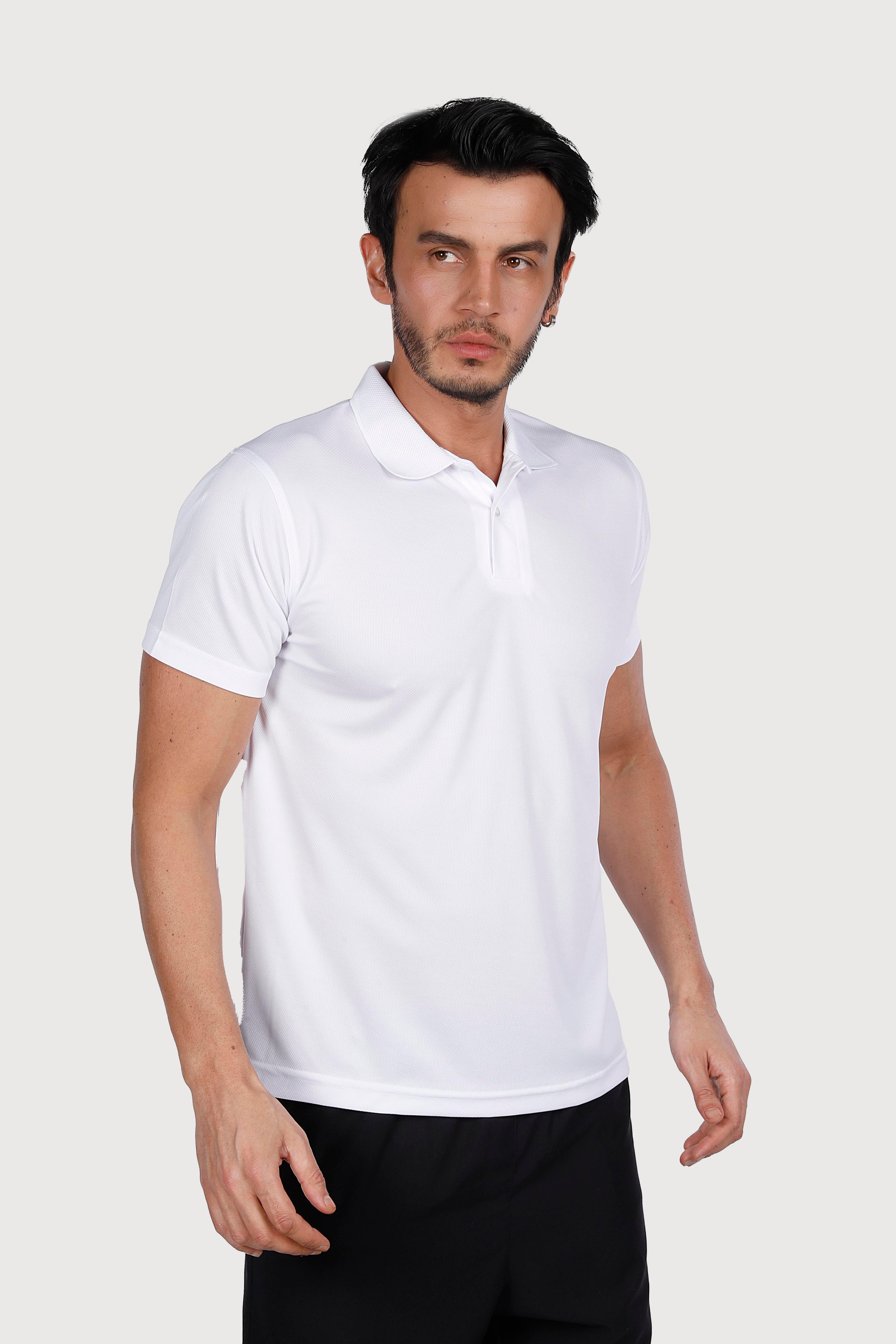 Beyaz Polo Yaka Dry Touch