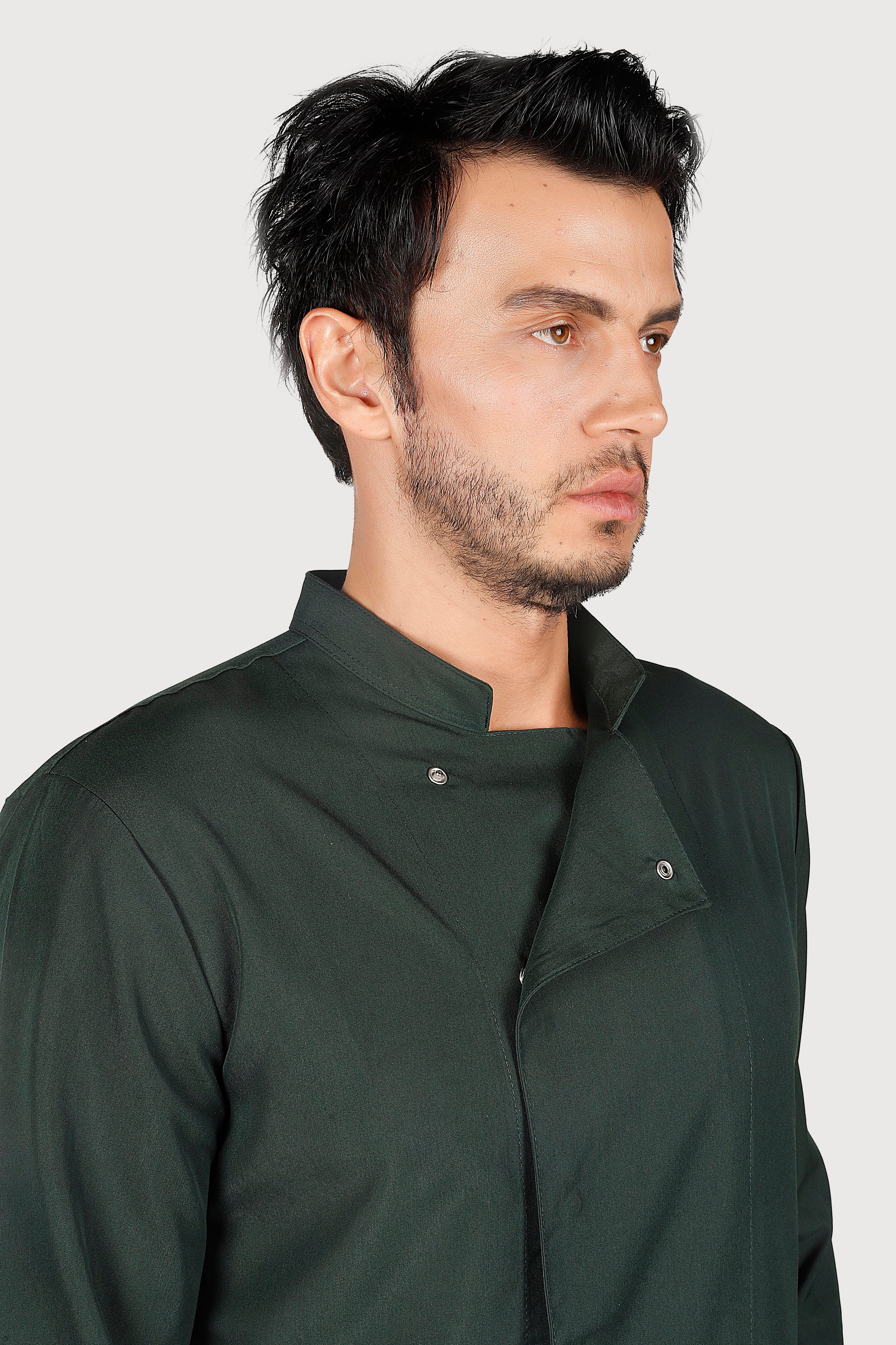 Chef Yaka Yeşil Sade