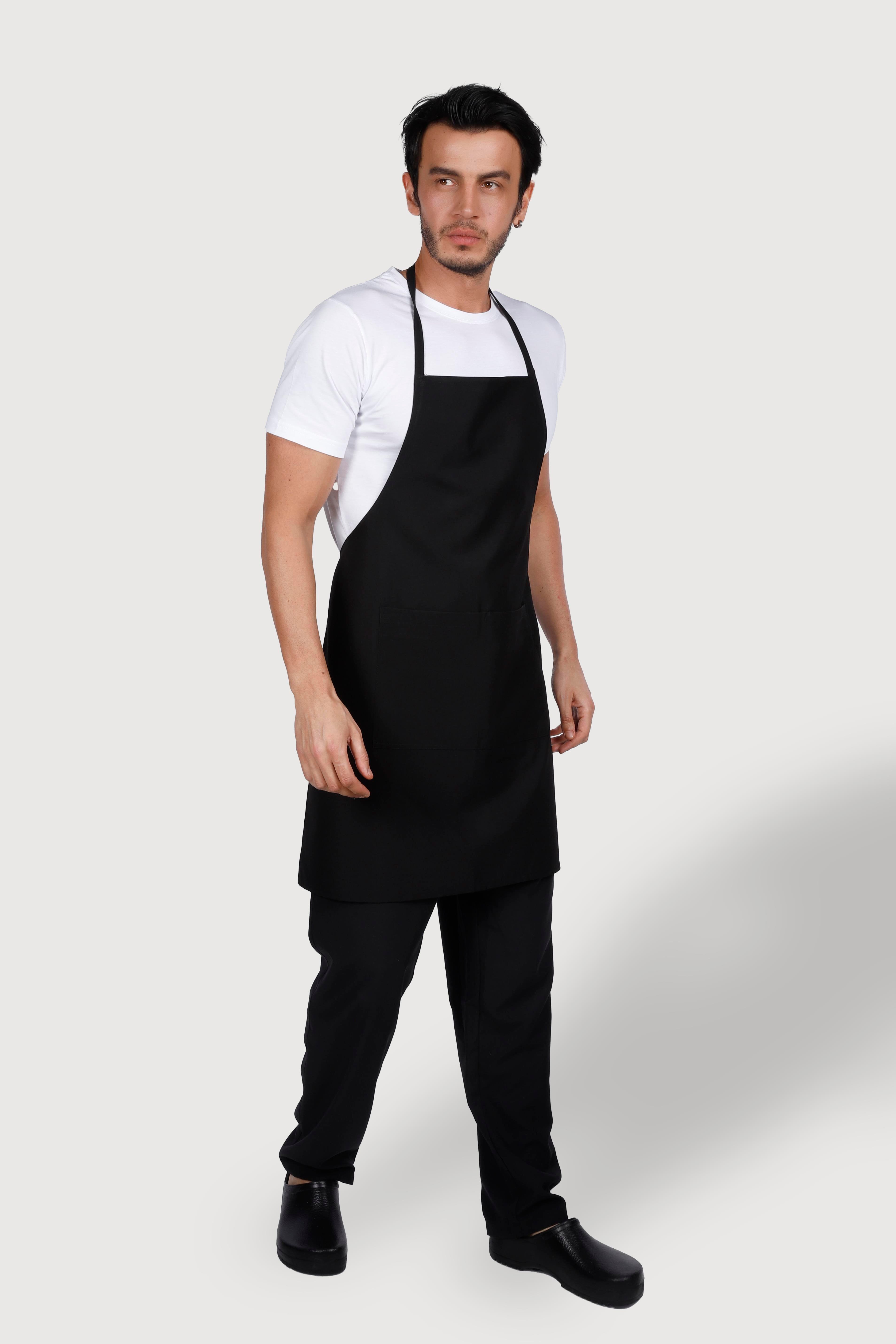 Düz Model Çift Cepli Önlük