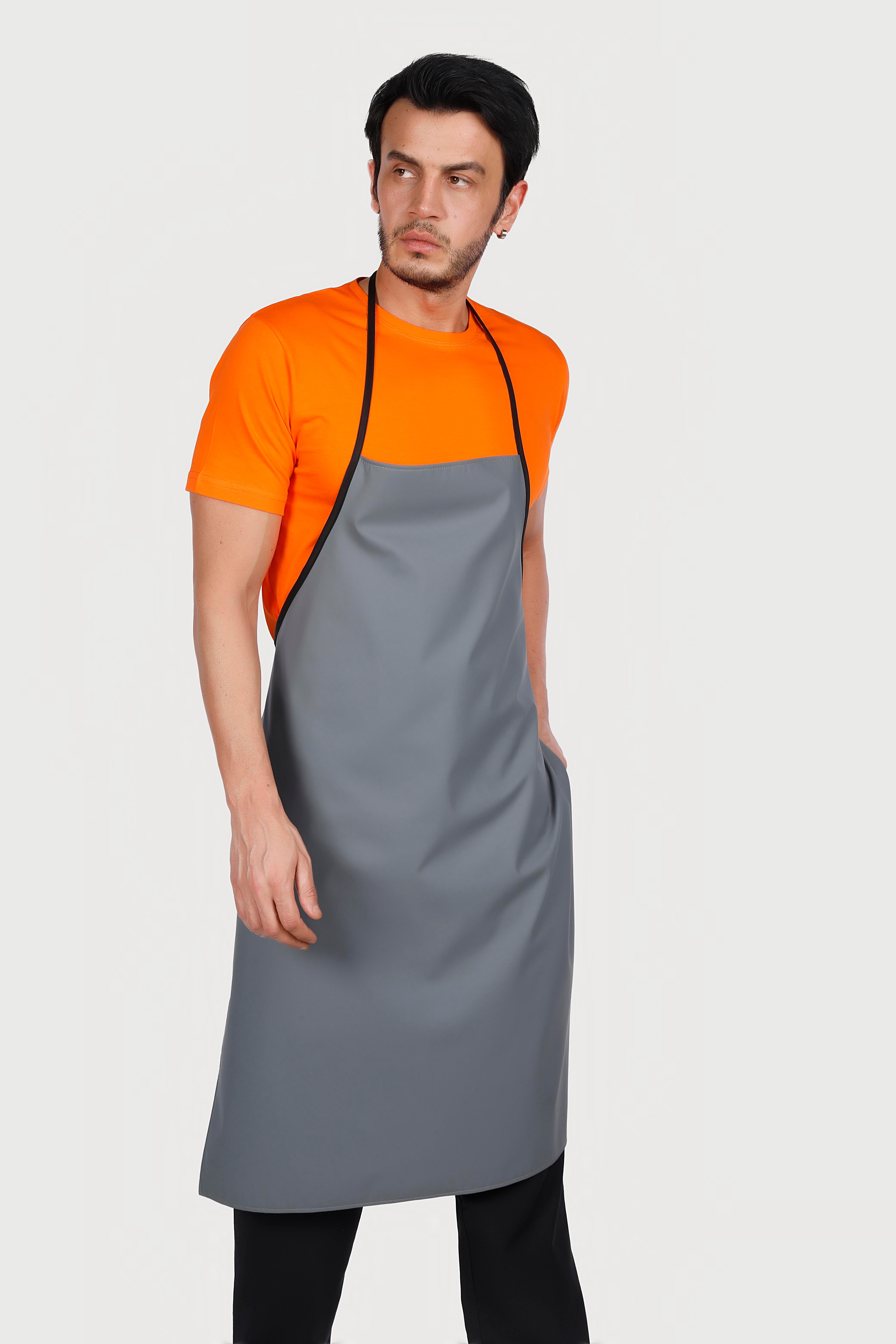 Gri Bulaşıkçı PVC Önlük 70*100 CM